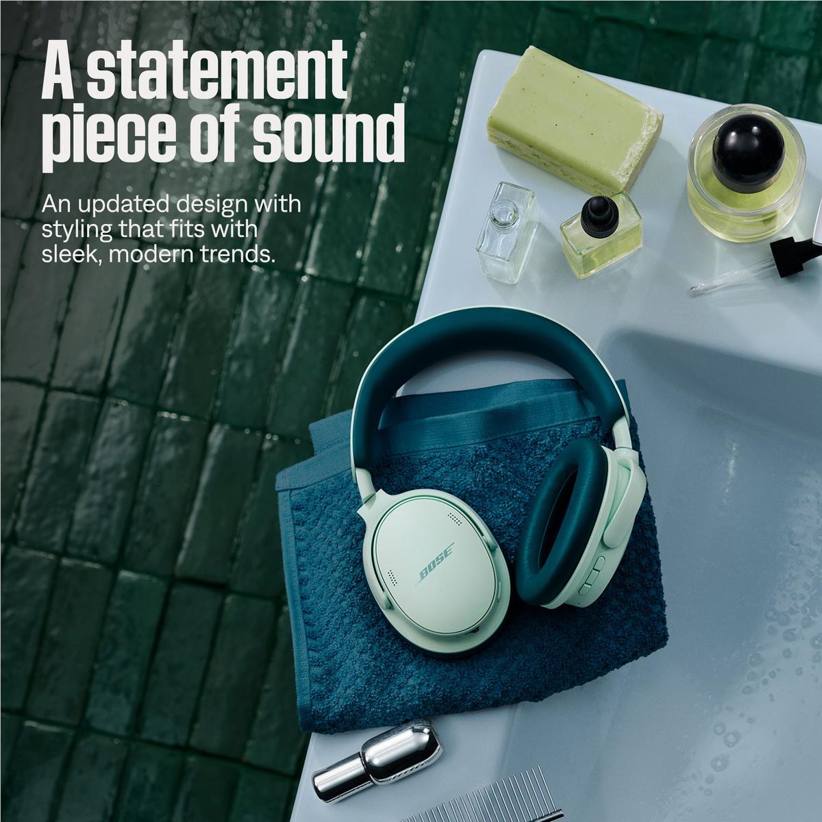 Bose QuietComfort Headphones 2nd Gen over-ear headphones in Dewdrop Mint, image 2 - Over-Ear Headphones at Tech Supply Shed NZ