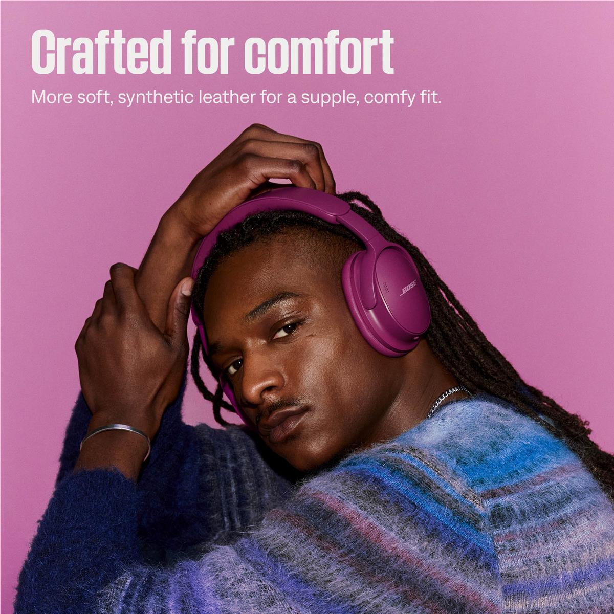 Bose QuietComfort Headphones 2nd Gen over-ear headphones in Rosewood Mauve, image 4 - Over-Ear Headphones at Tech Supply Shed NZ