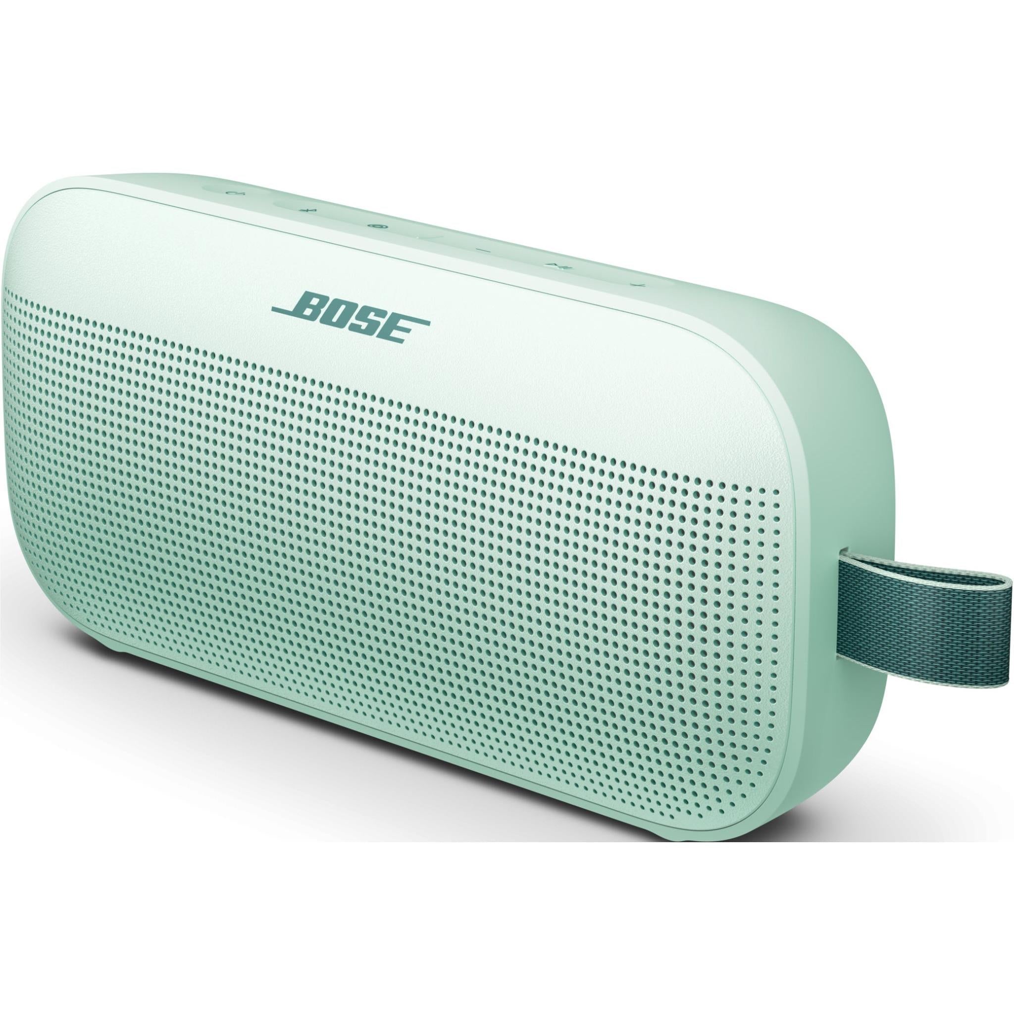 Bose SoundLink Flex 2nd Gen portable Bluetooth speaker in Dewdrop Mint green, image 3 - Portable Speakers at Tech Supply Shed NZ
