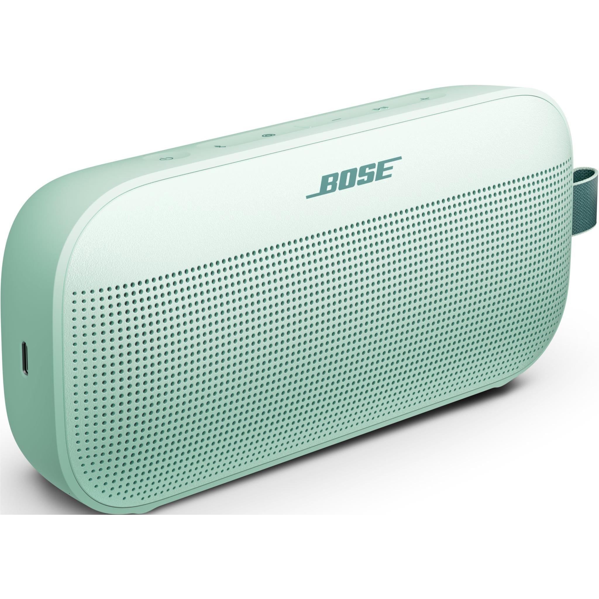Bose SoundLink Flex 2nd Gen portable Bluetooth speaker in Dewdrop Mint green, image 5 - Portable Speakers at Tech Supply Shed NZ
