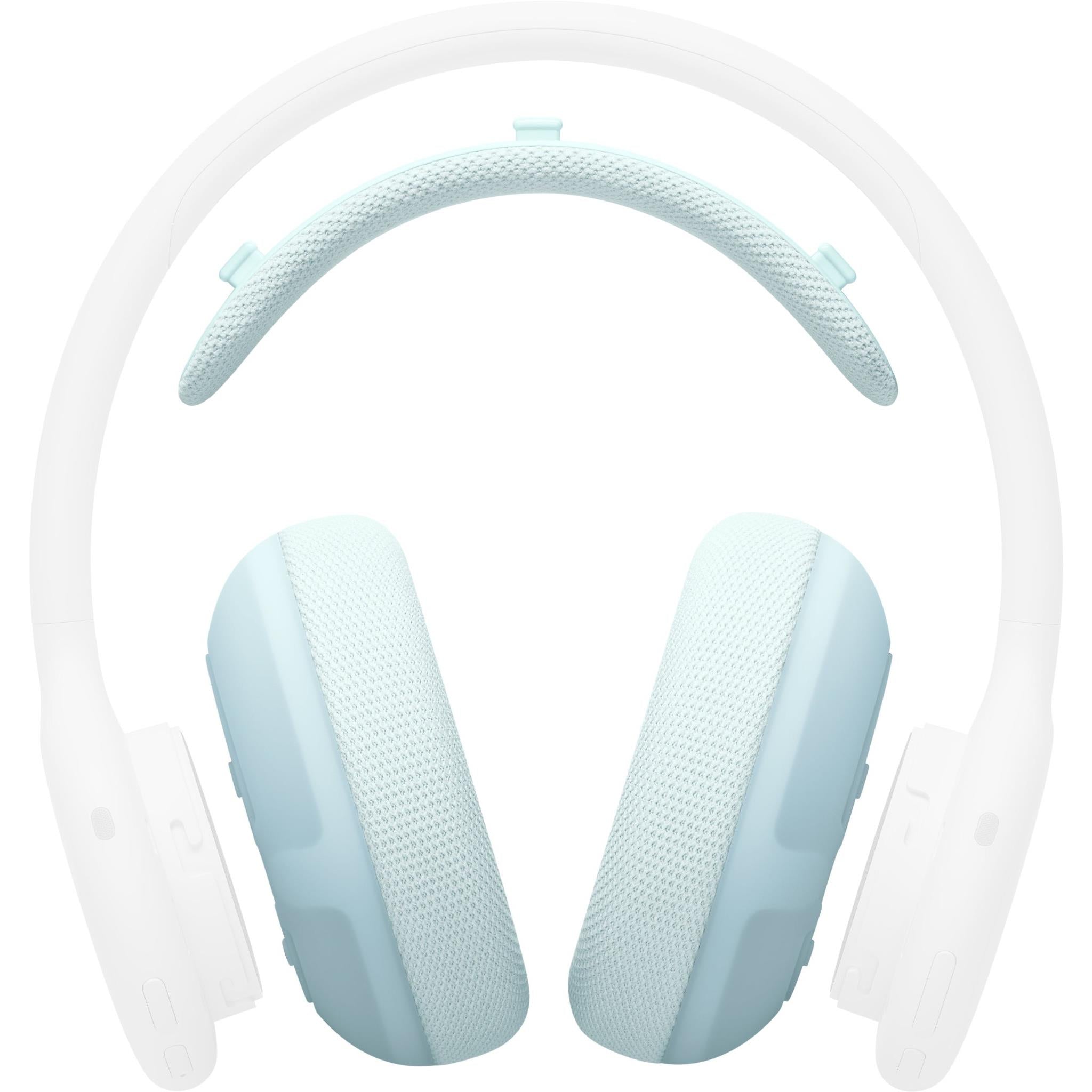 Sky blue performance knit ear cushions pair for Beats 360 headphones