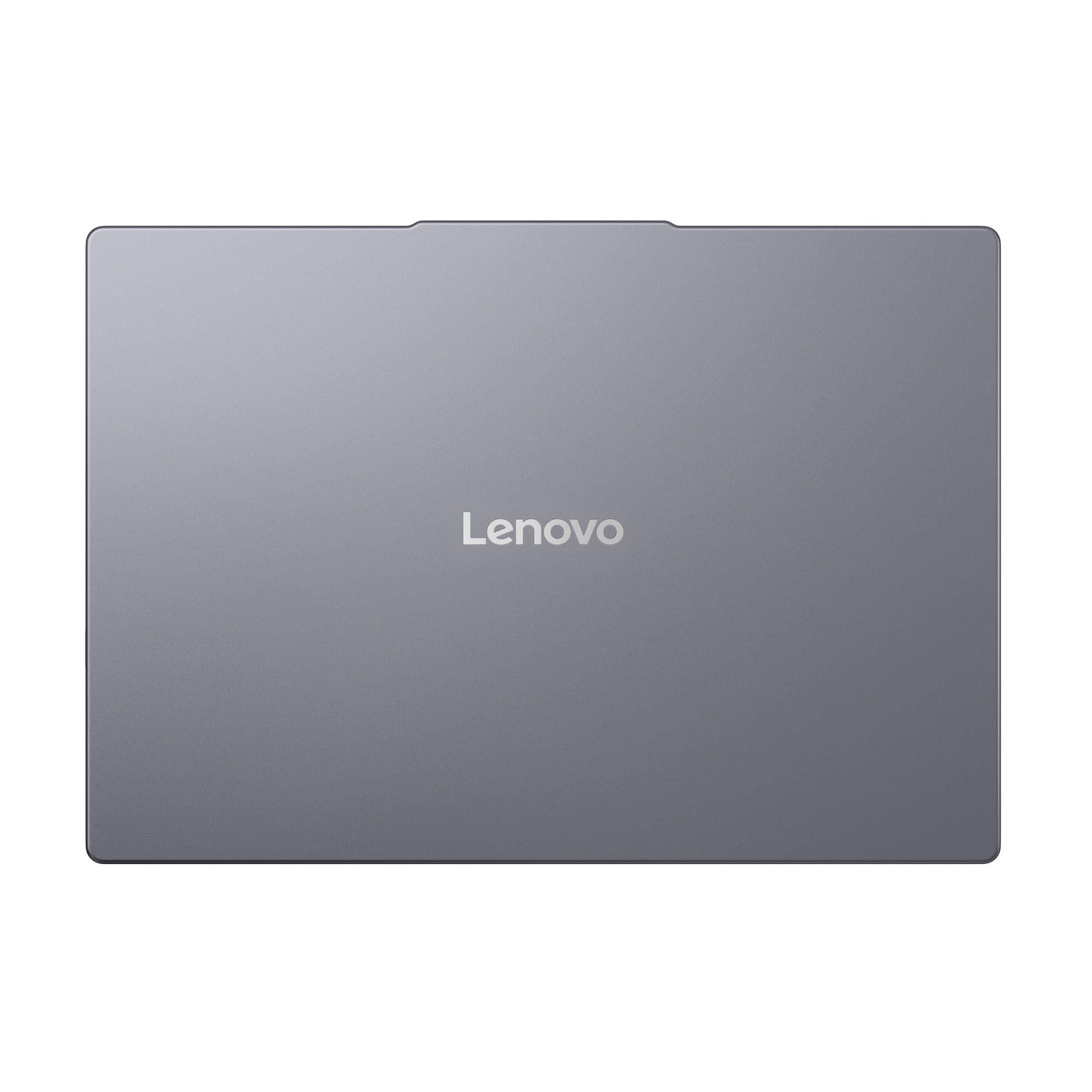 Grey Lenovo IdeaPad Slim 3 laptop back panel with Lenovo logo centered