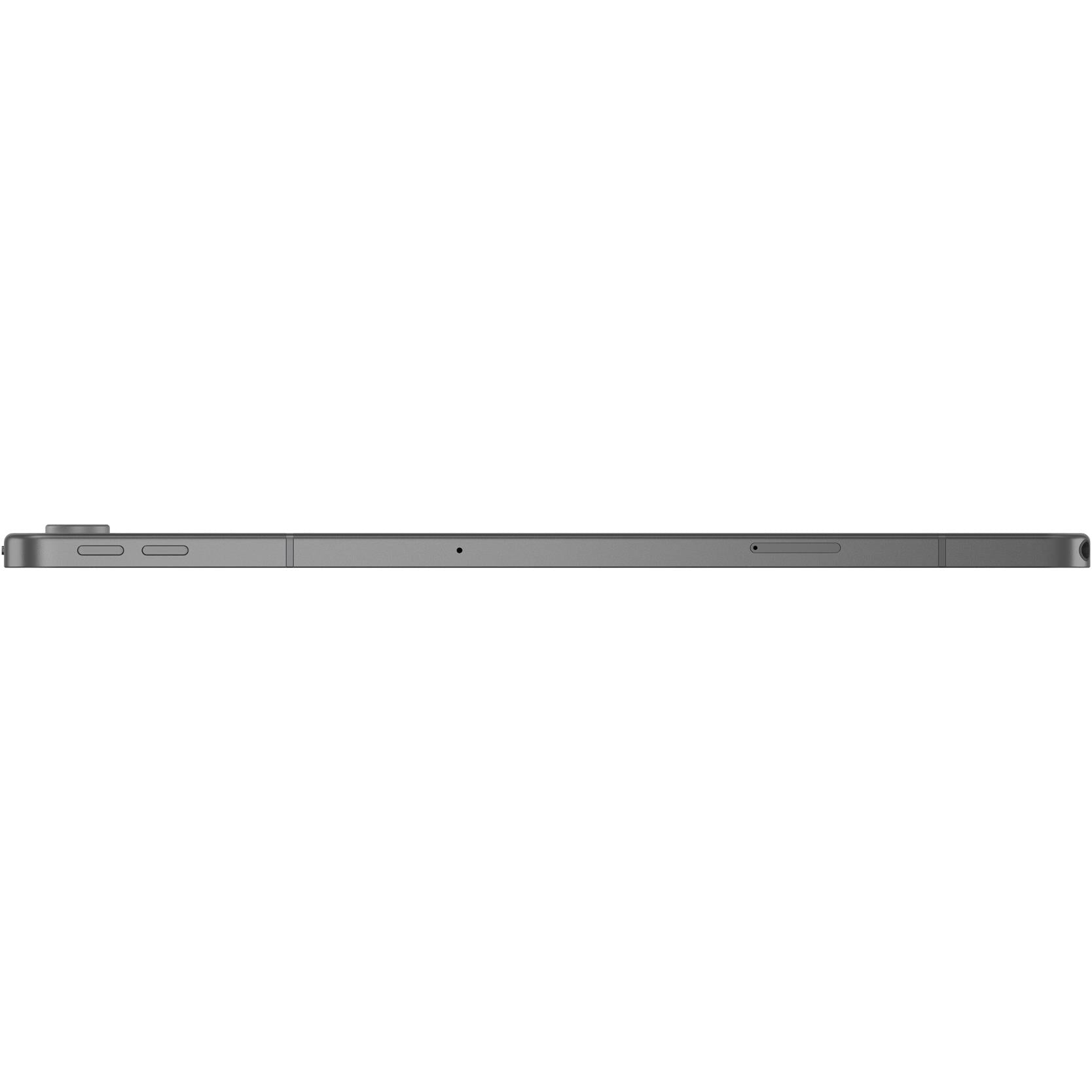 10.1-inch Android tablet bottom edge in gray with connectors