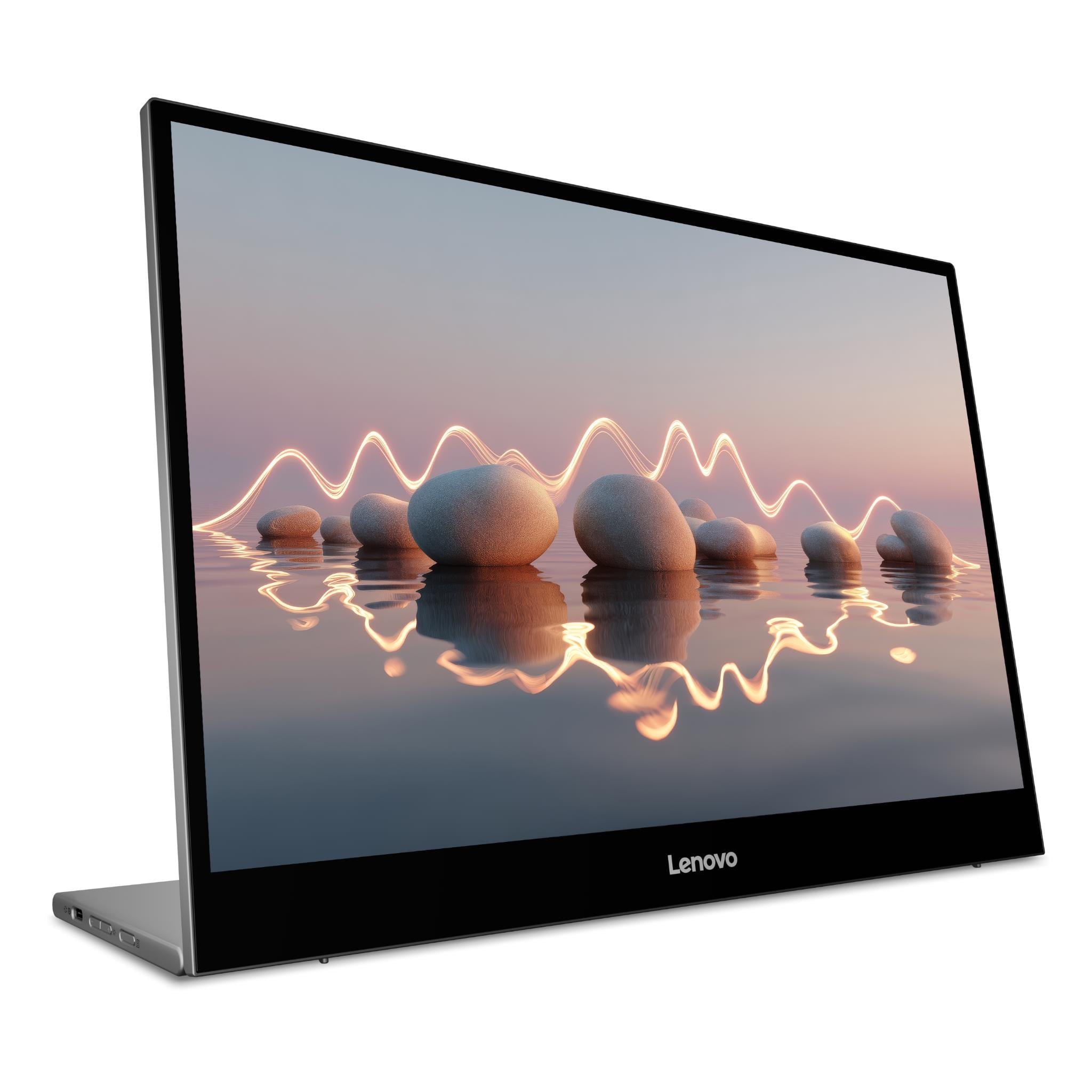 16-inch portable monitor with landscape display and slim foldable stand