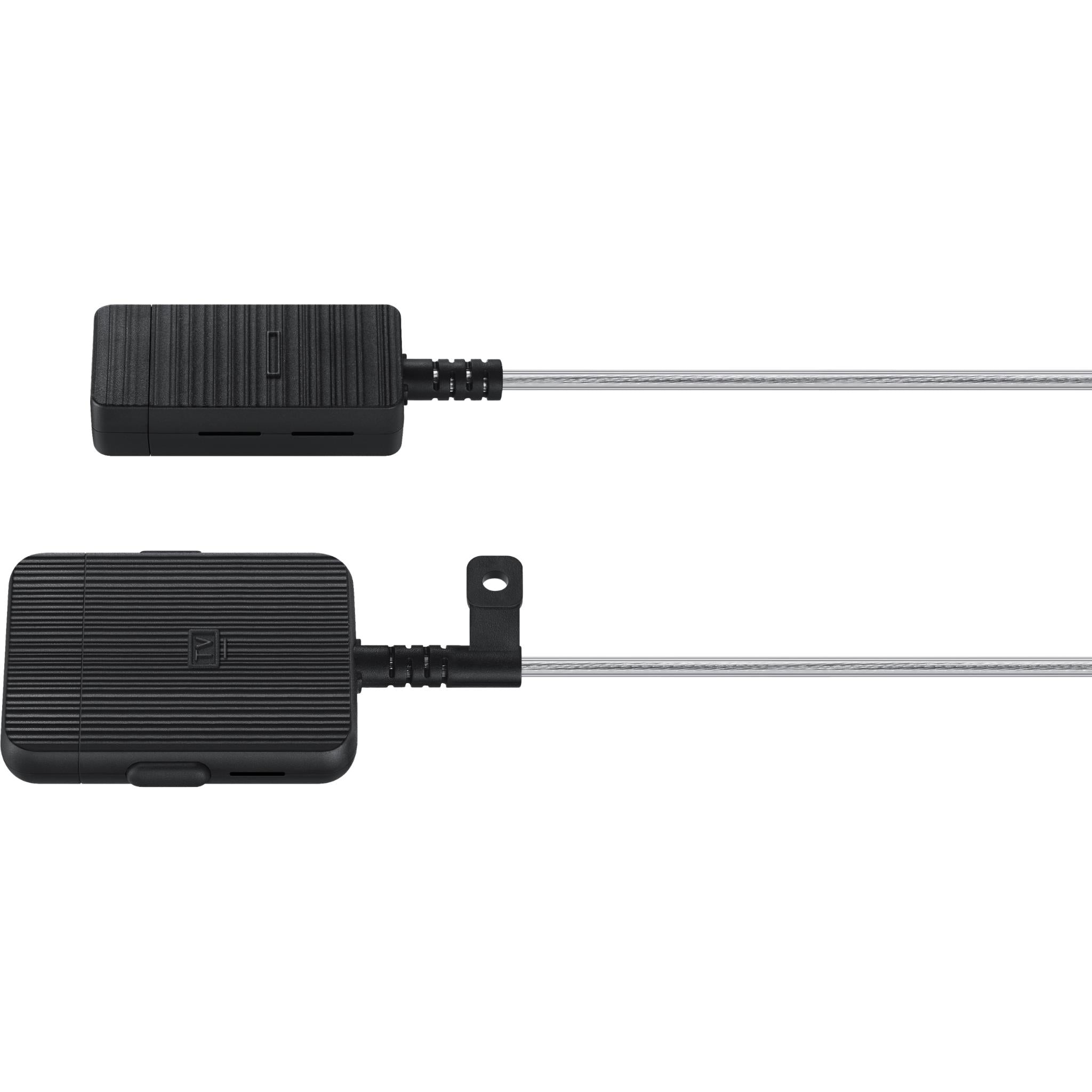 Samsung clear connection cable, black adapter with USB plug and mounting clip