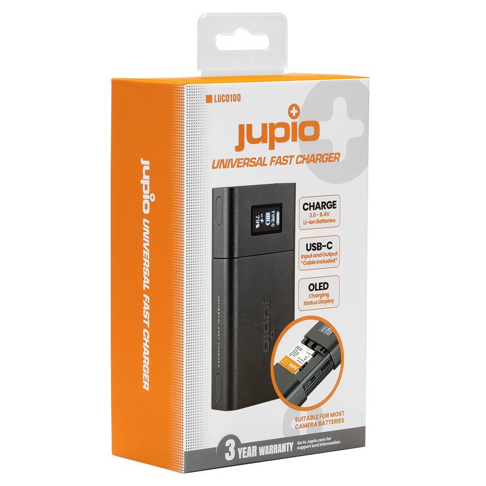 Jupio USB-C universal fast charger for camera batteries, image 2 - Camera Accessories at Tech Supply Shed NZ