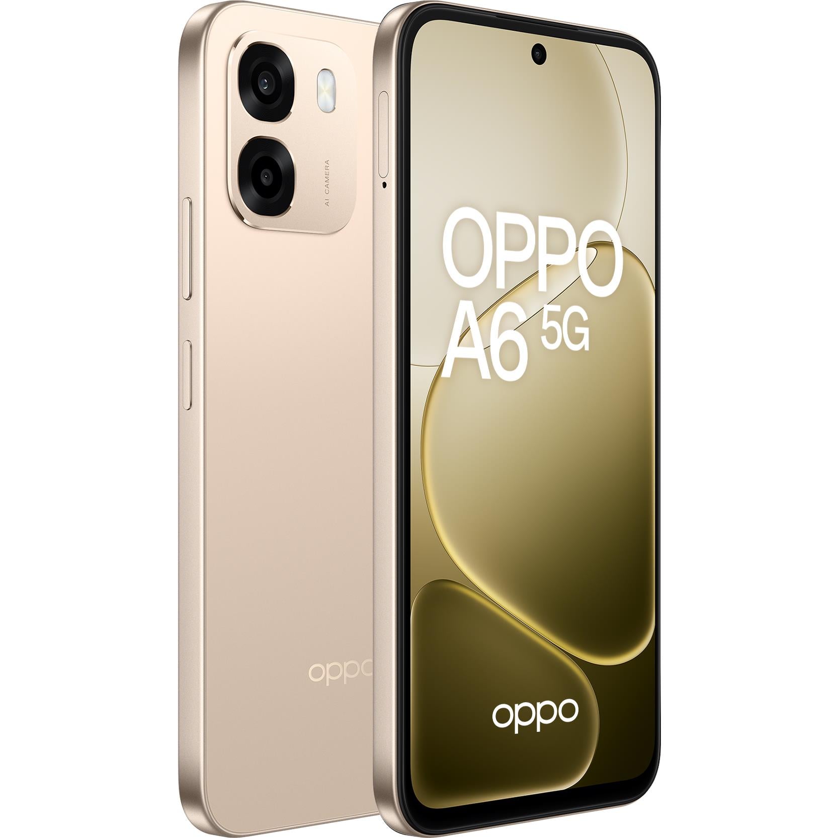 OPPO A6 5G 256GB smartphone in Aurora Gold - Mobile Phones at Tech Supply Shed NZ