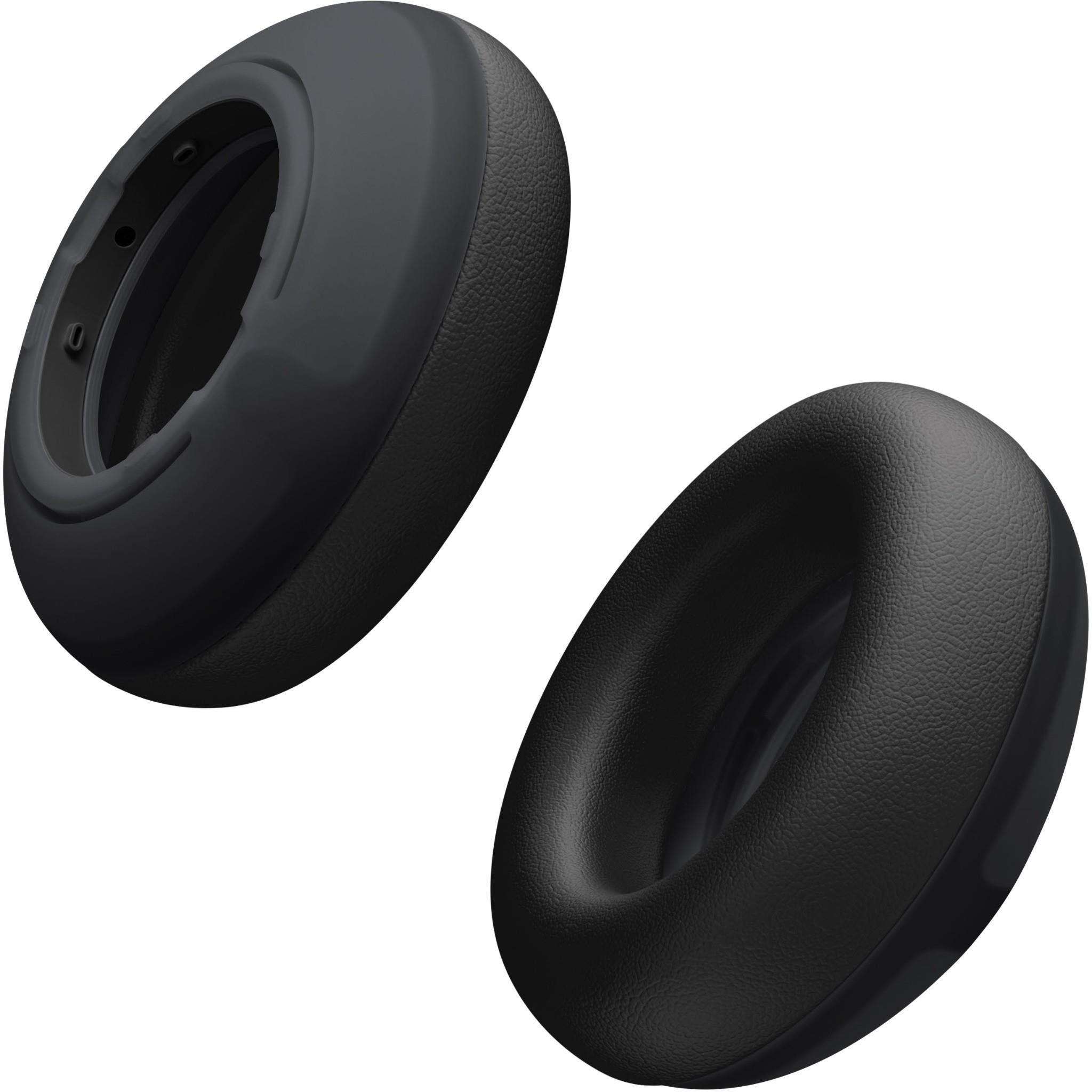 Beats 360 black ear cup cushions with textured leather-look finish, pair