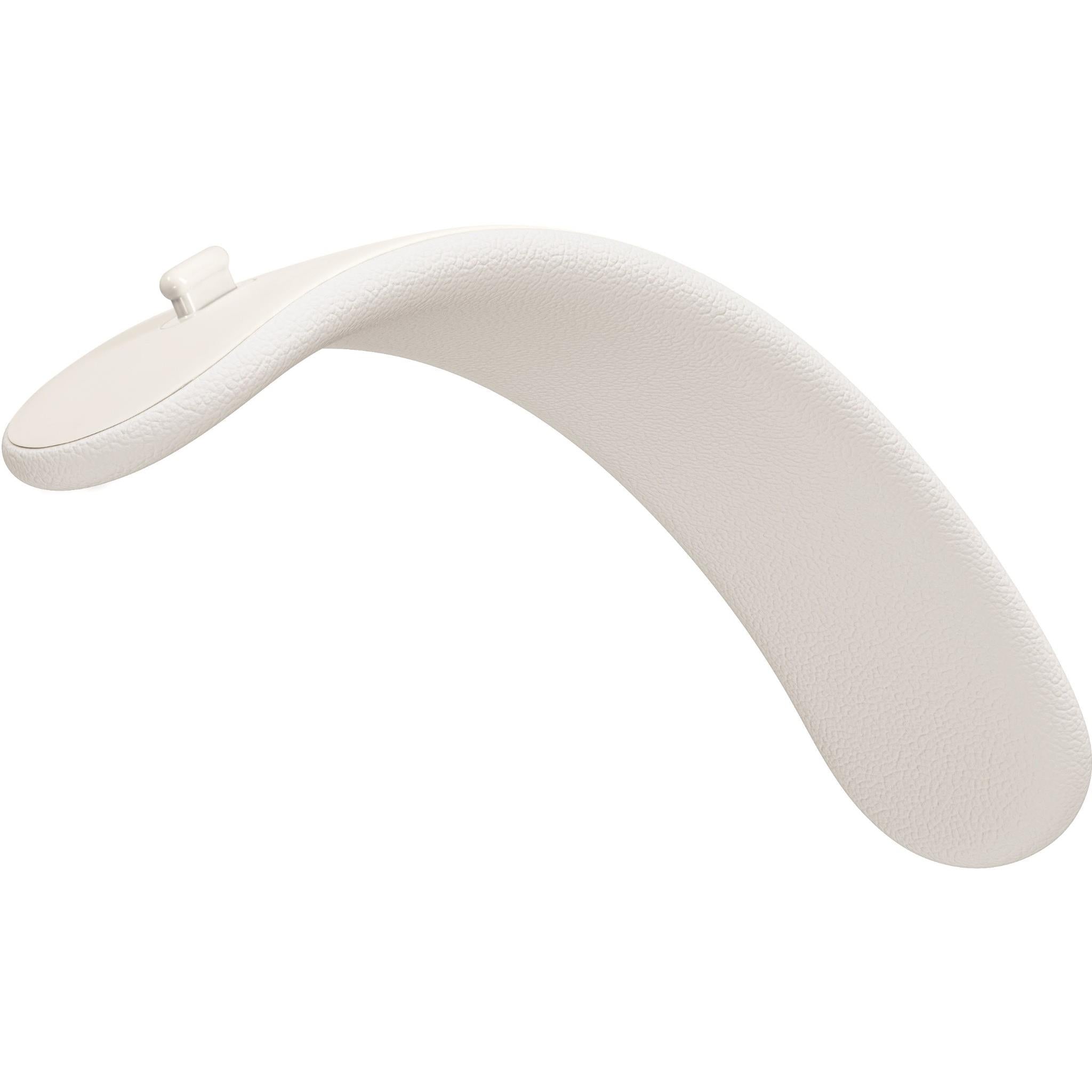 UltraPlush headband cushion, cloud white soft padding with mounting tabs