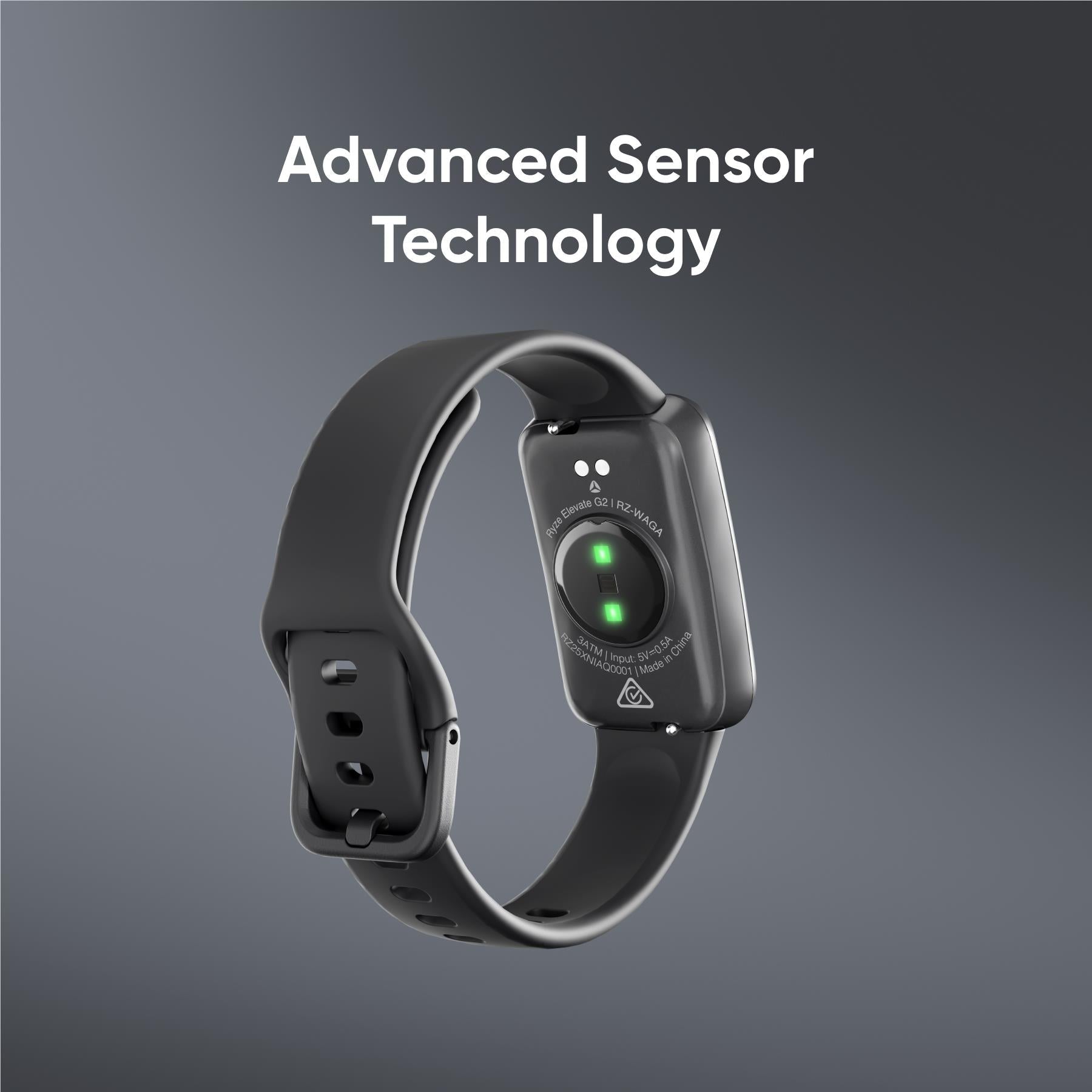 Ryze Elevate Gen 2 fitness smart watch in Black & Olive, image 6 - Smart Watches at Tech Supply Shed NZ