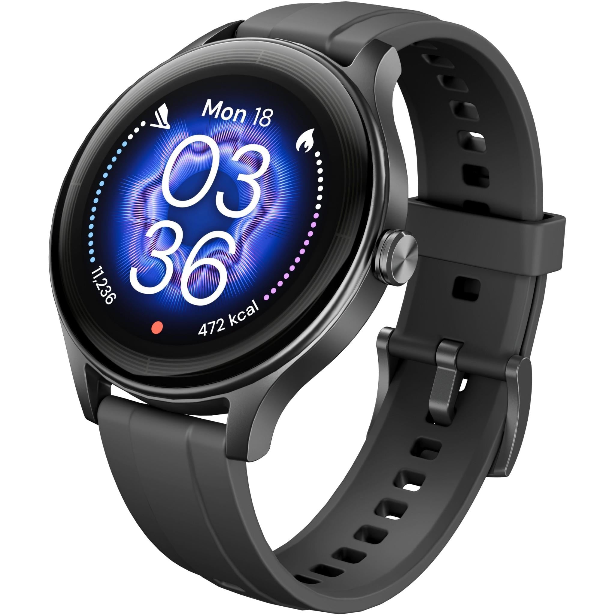 Ryze Flex Gen 2 smart watch with Bluetooth calling in Black & Blue - Smart Watches at Tech Supply Shed NZ