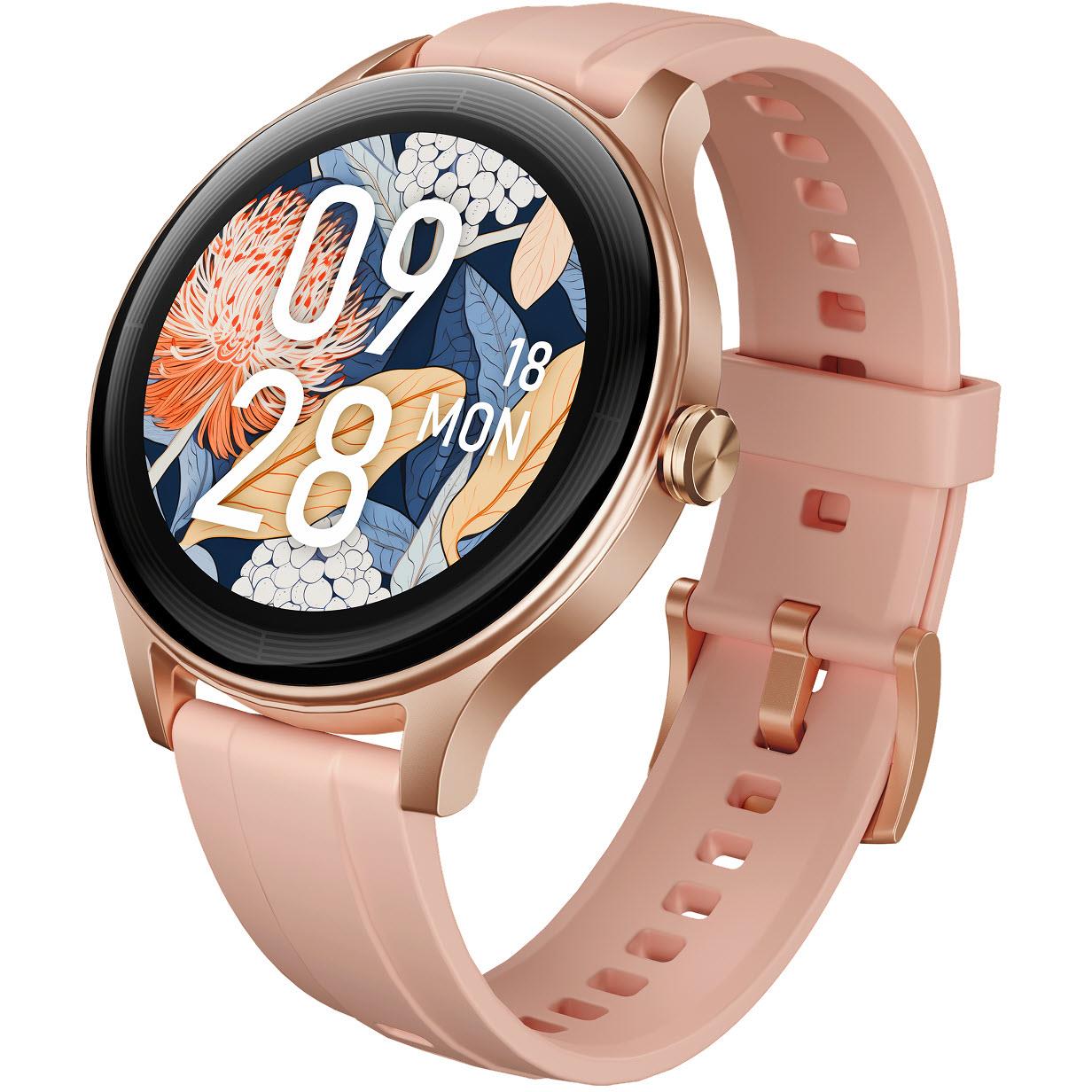 Ryze Flex Gen 2 smart watch with Bluetooth calling in Pink & Stone - Smart Watches at Tech Supply Shed NZ