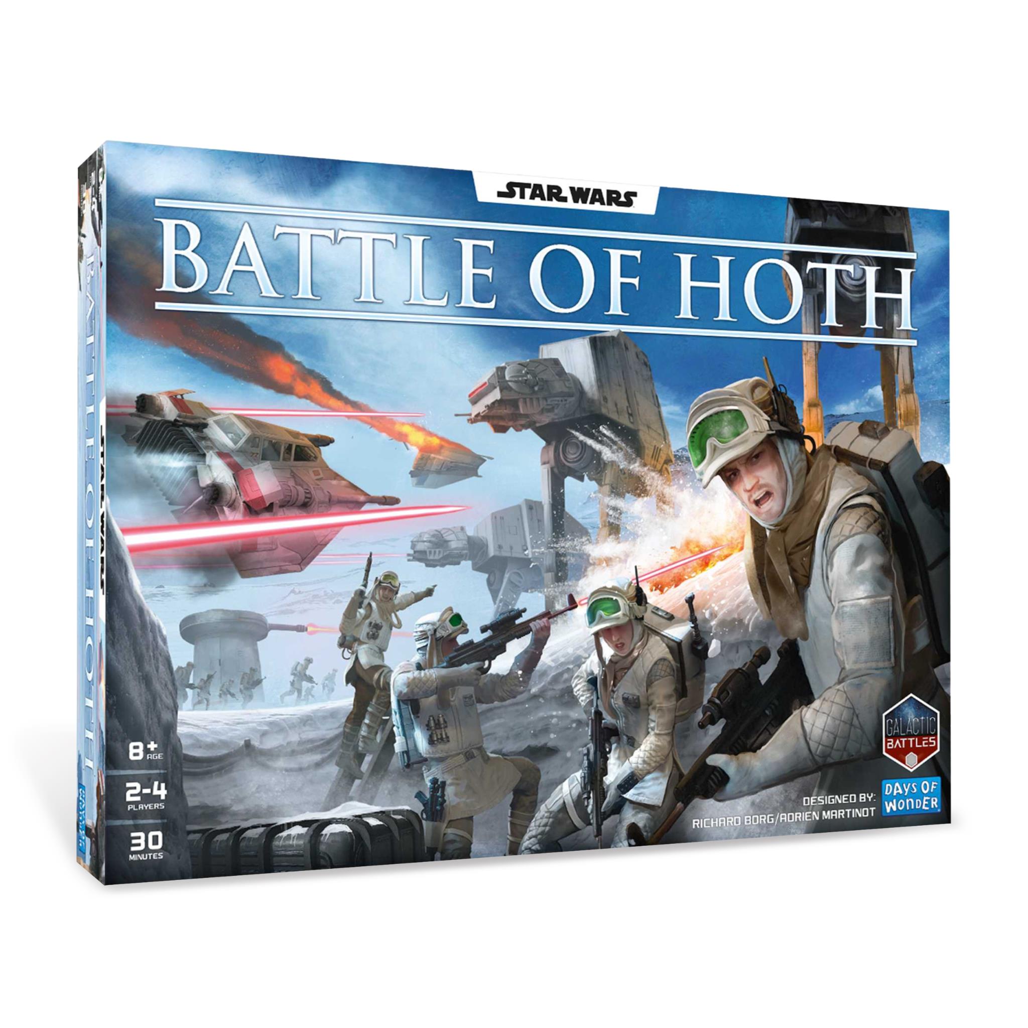 Star Wars Battle of Hoth miniatures board game box, 17 scenarios