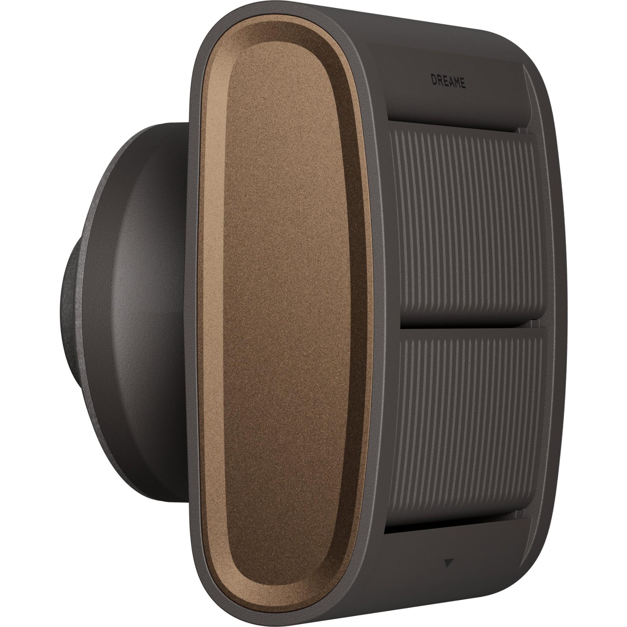 Dreame diffuser attachment in dark base with textured gold rim
