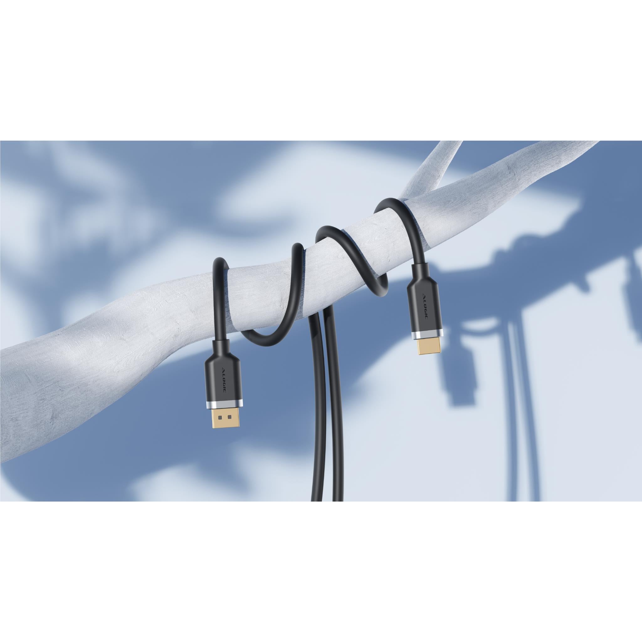 ALOGIC Ultra Silicone 1m DisplayPort to HDMI 2.1 cable, image 3 - HDMI Cables & Adapters at Tech Supply Shed NZ