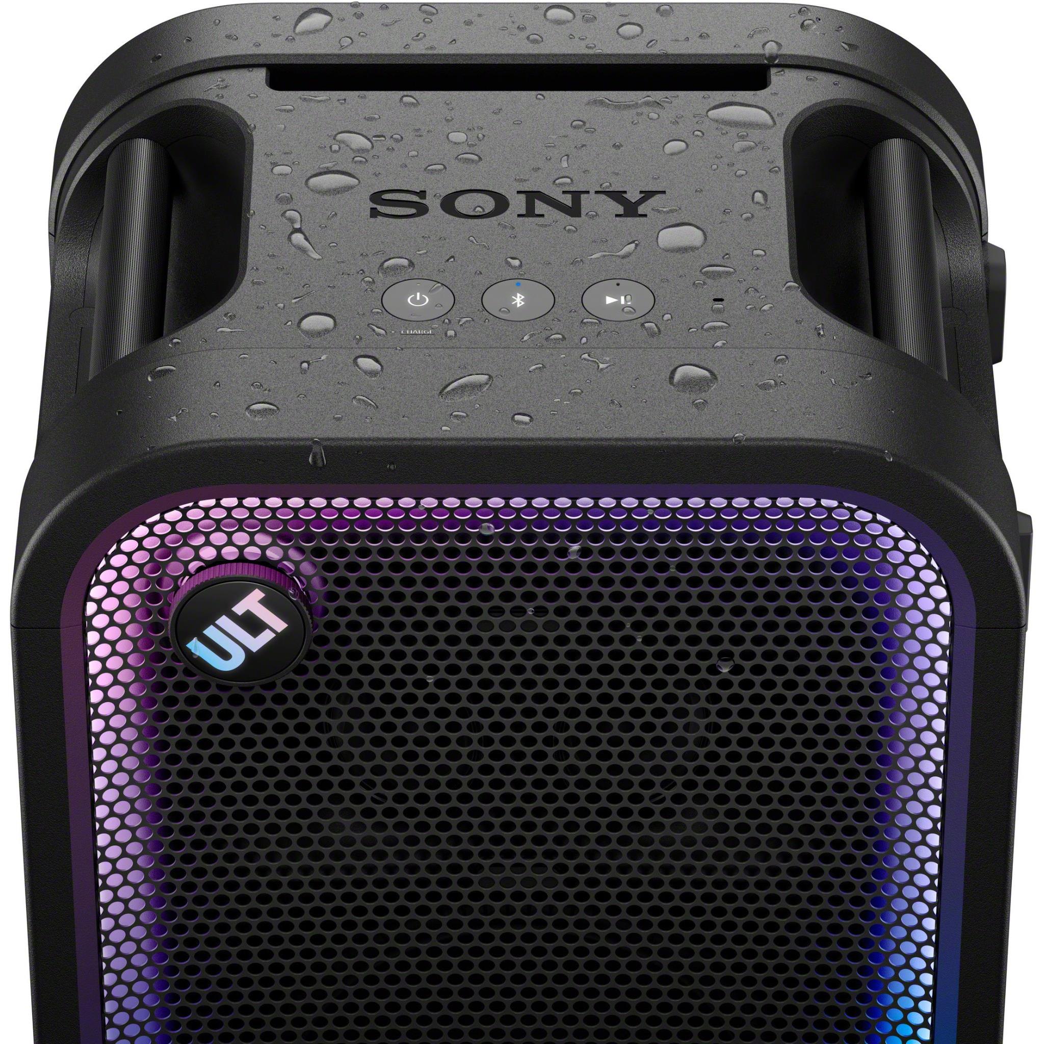 Sony ULT Tower 5 wireless party speaker in black, image 5 - Portable Speakers at Tech Supply Shed NZ