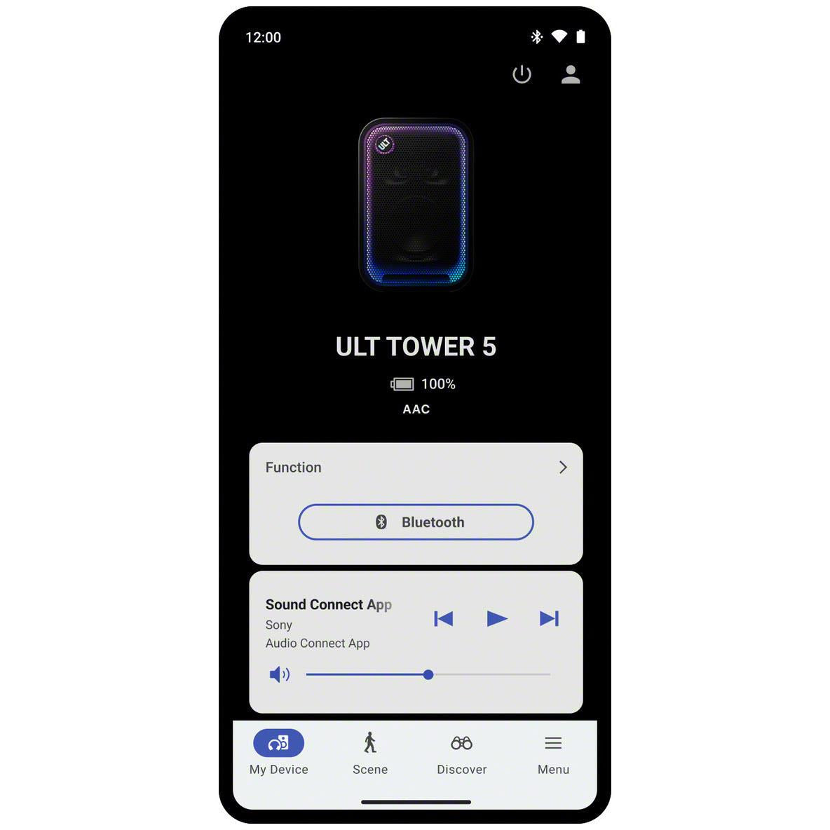 Sony ULT Tower 5 wireless party speaker in black, image 7 - Portable Speakers at Tech Supply Shed NZ