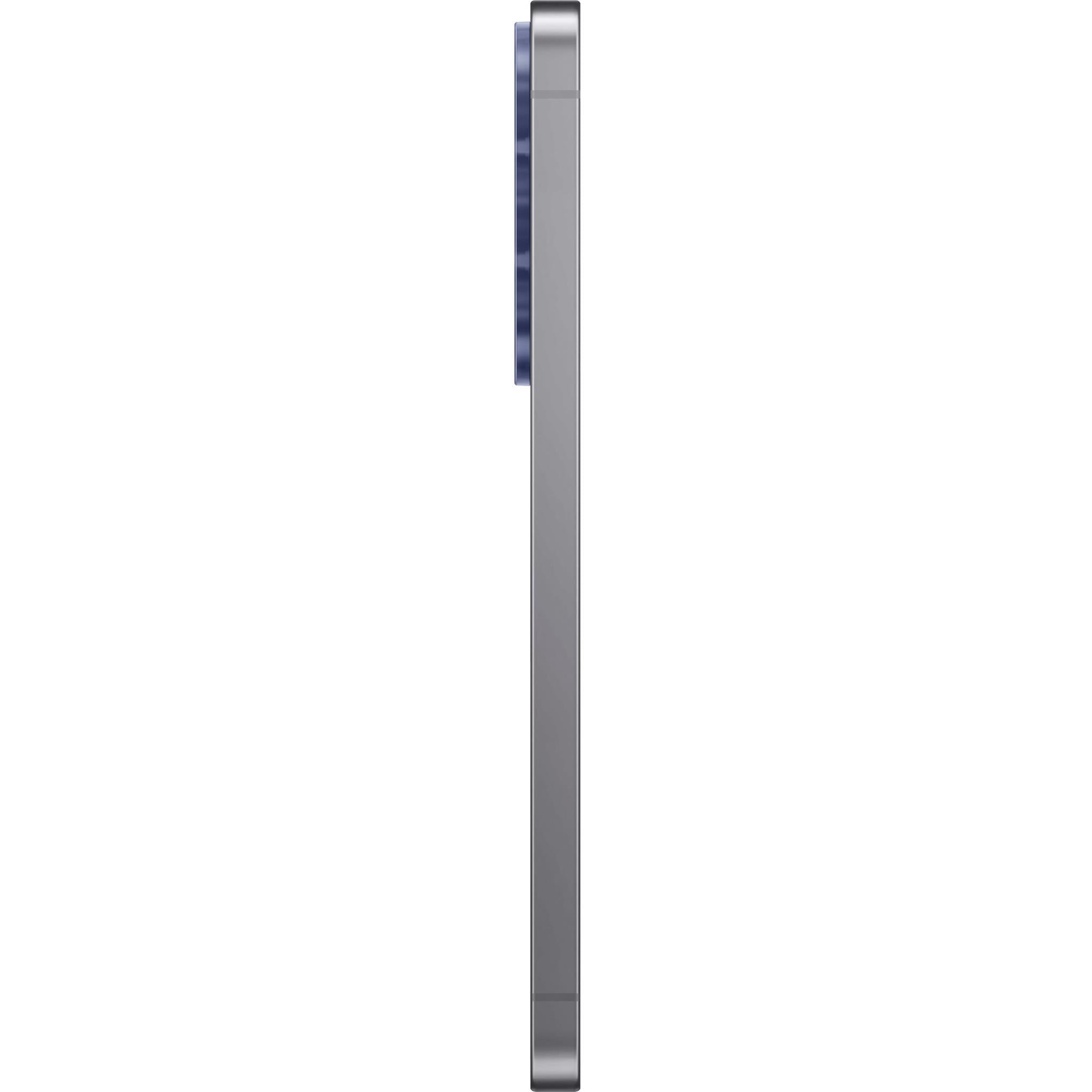 Blue 5G smartphone side profile with slim frame