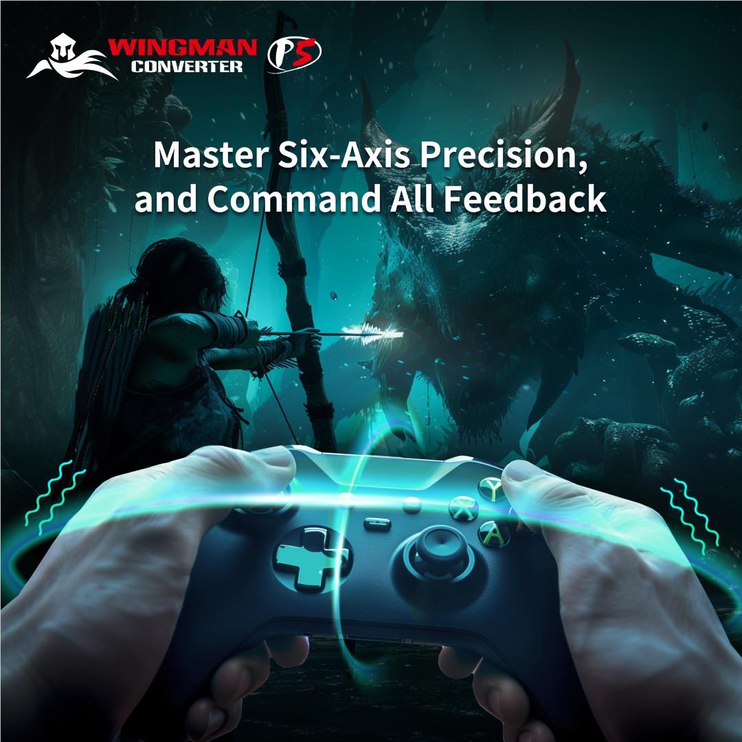 Brook Wingman P5 controller converter in white, image 7 - Electronic Gaming Accessories at Tech Supply Shed NZ