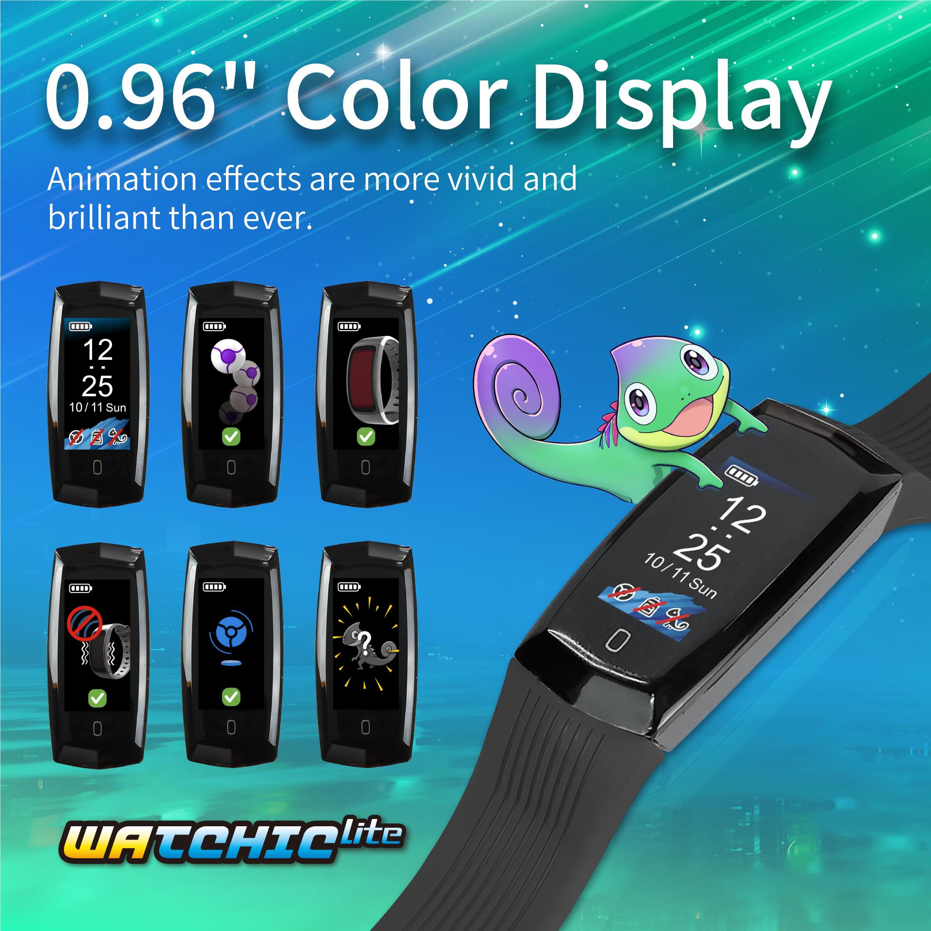 Brook Watchic Lite Pokemon GO auto catch colour watch with black strap, image 7 - Electronic Gaming Accessories at Tech Supply Shed NZ