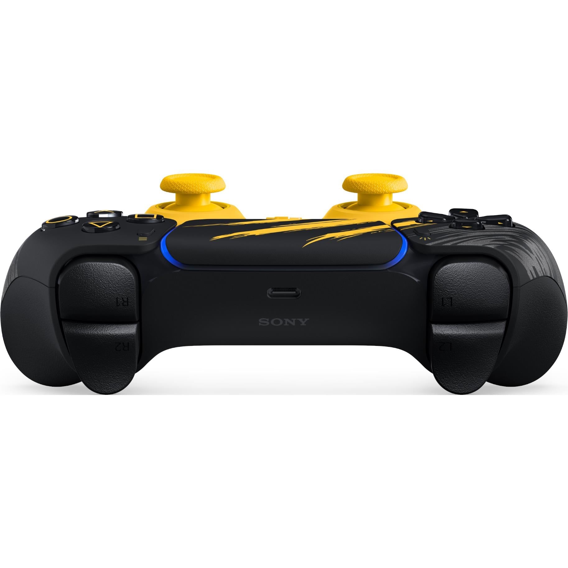 PlayStation DualSense wireless controller in Marvel's Wolverine Battle Yellow Limited Edition, image 3 - Electronic Gaming Accessories at Tech Supply Shed NZ