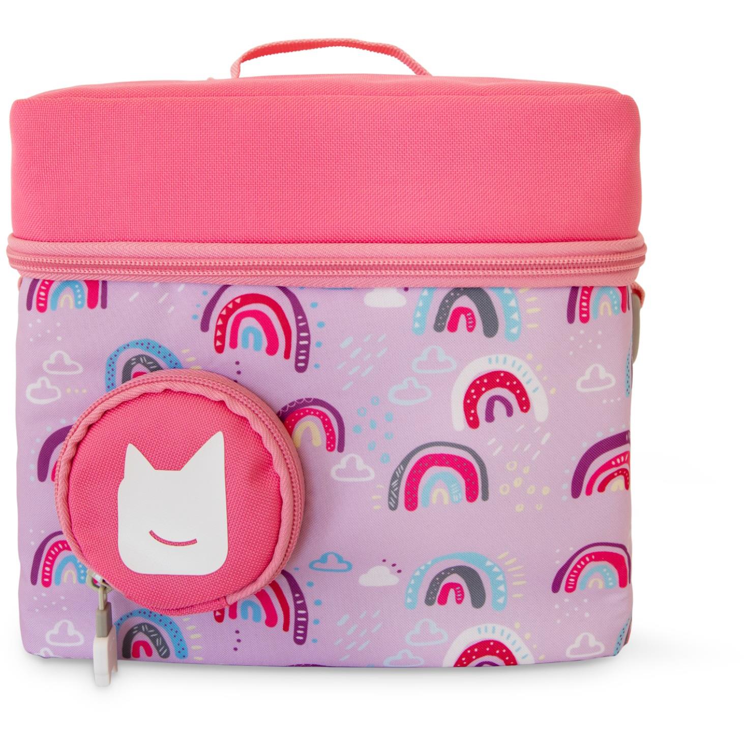 tonies Listen & Go carry bag in pink with an Over the Rainbow design - Tonies at Tech Supply Shed NZ