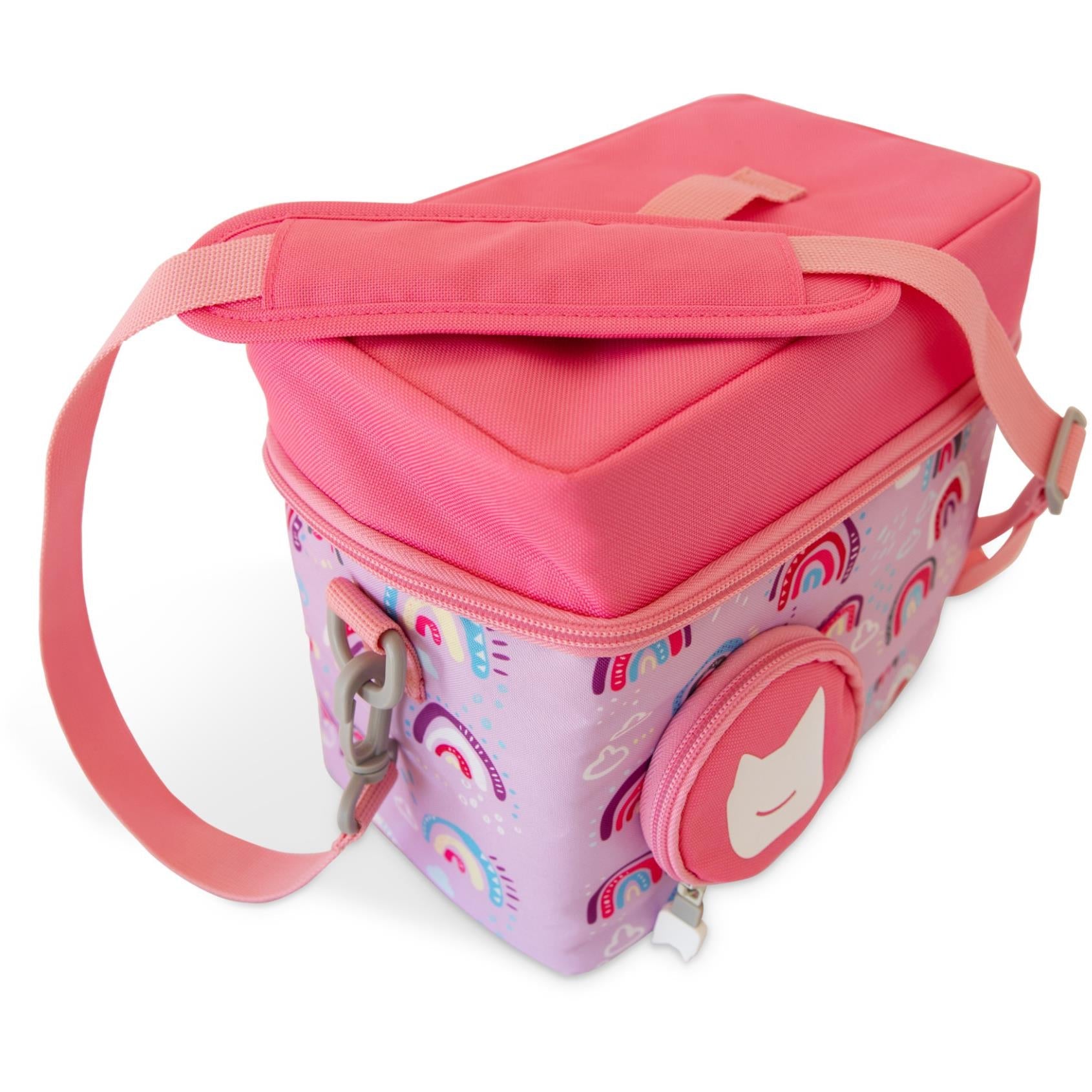 tonies Listen & Go carry bag in pink with an Over the Rainbow design, image 7 - Tonies at Tech Supply Shed NZ