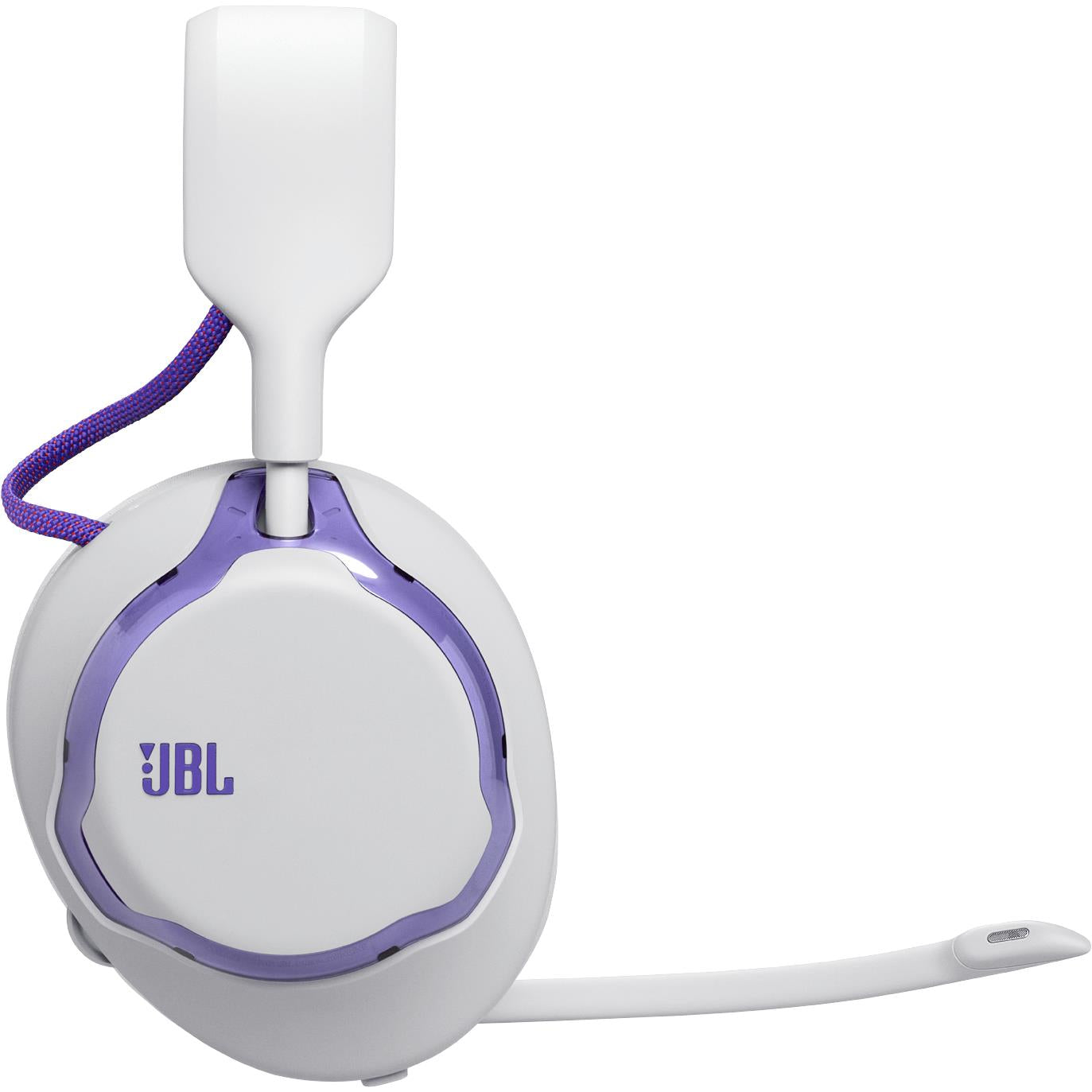 JBL Quantum 650 wireless over-ear gaming headset in white, image 3 - Gaming Headsets at Tech Supply Shed NZ