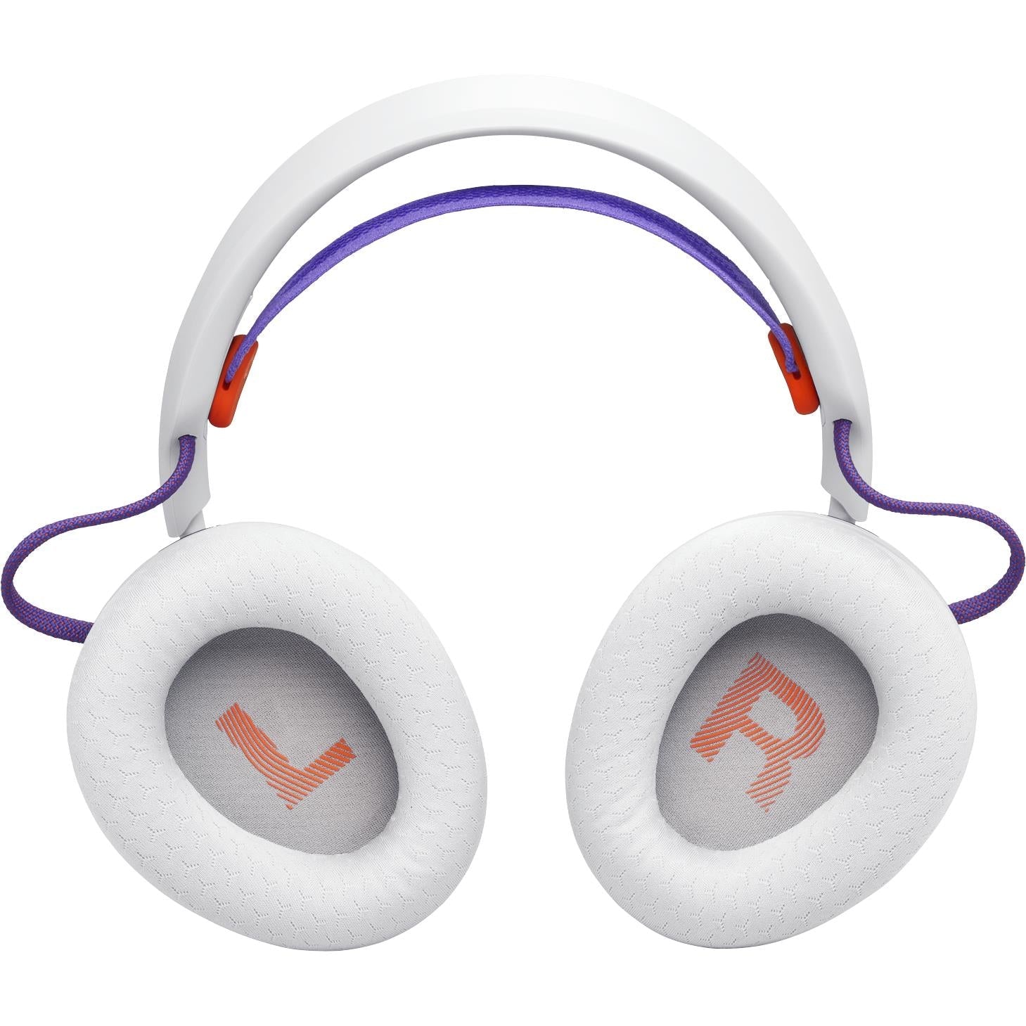 JBL Quantum 650 wireless over-ear gaming headset in white, image 5 - Gaming Headsets at Tech Supply Shed NZ
