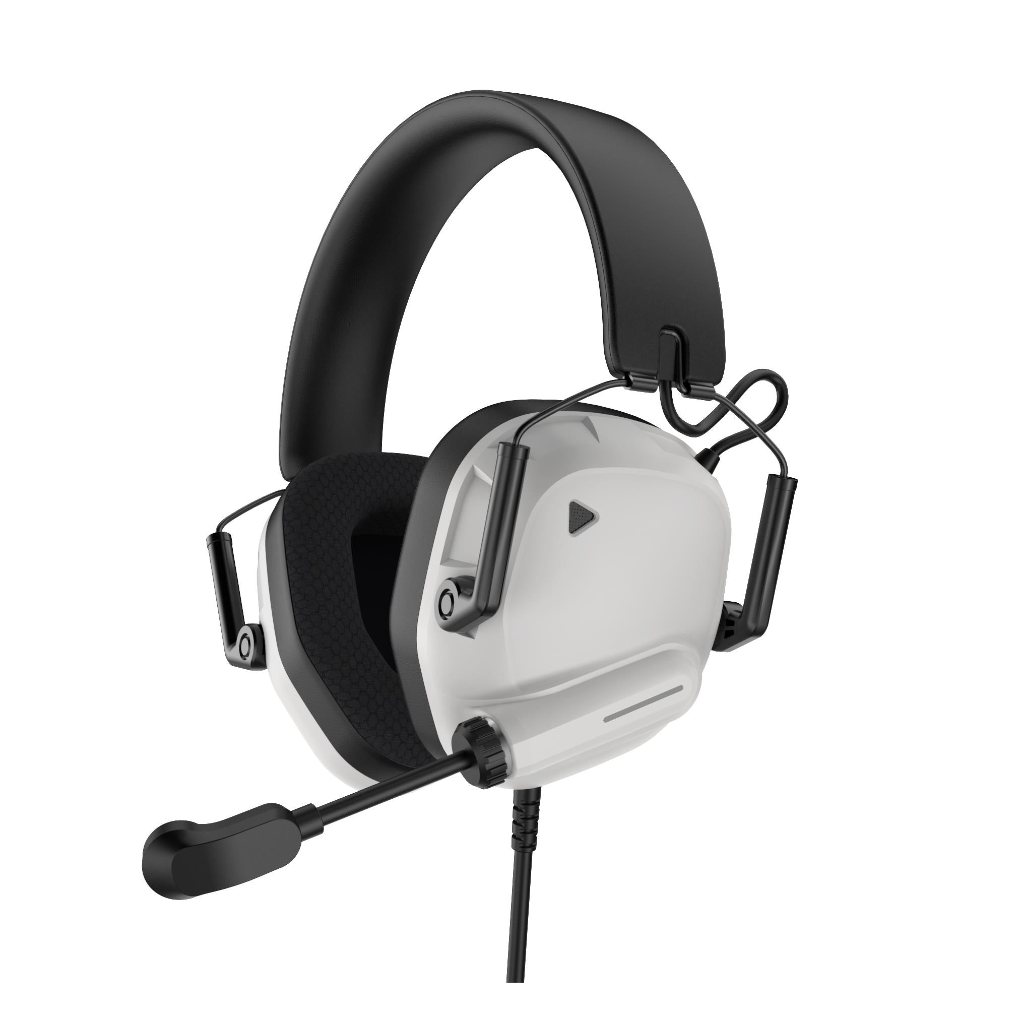 Playmax MXPro 2.0 wired gaming headset in cloud white - Gaming Headsets at Tech Supply Shed NZ