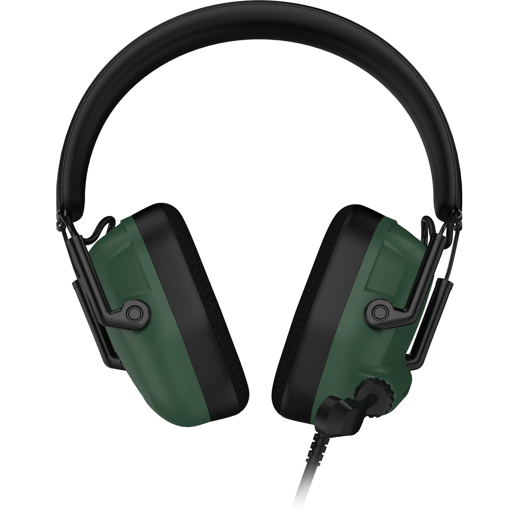 Playmax MXPro 2.0 wired gaming headset in military green, image 5 - Gaming Headsets at Tech Supply Shed NZ