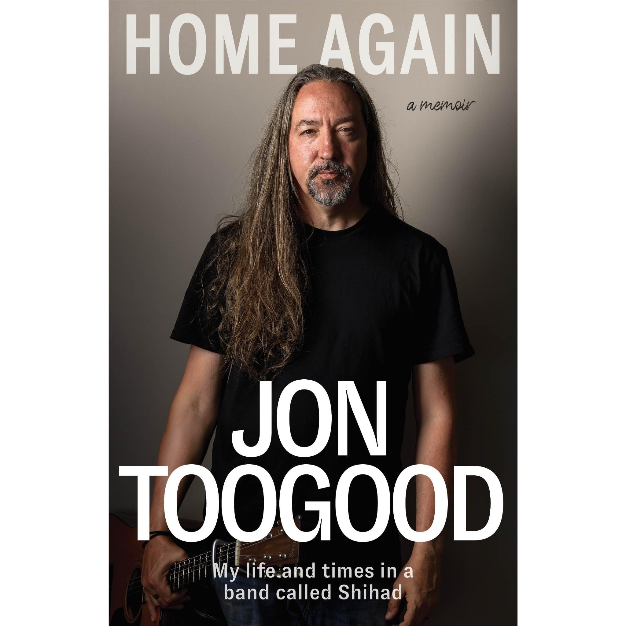 Memoir book cover: 'Home Again' by Jon Toogood