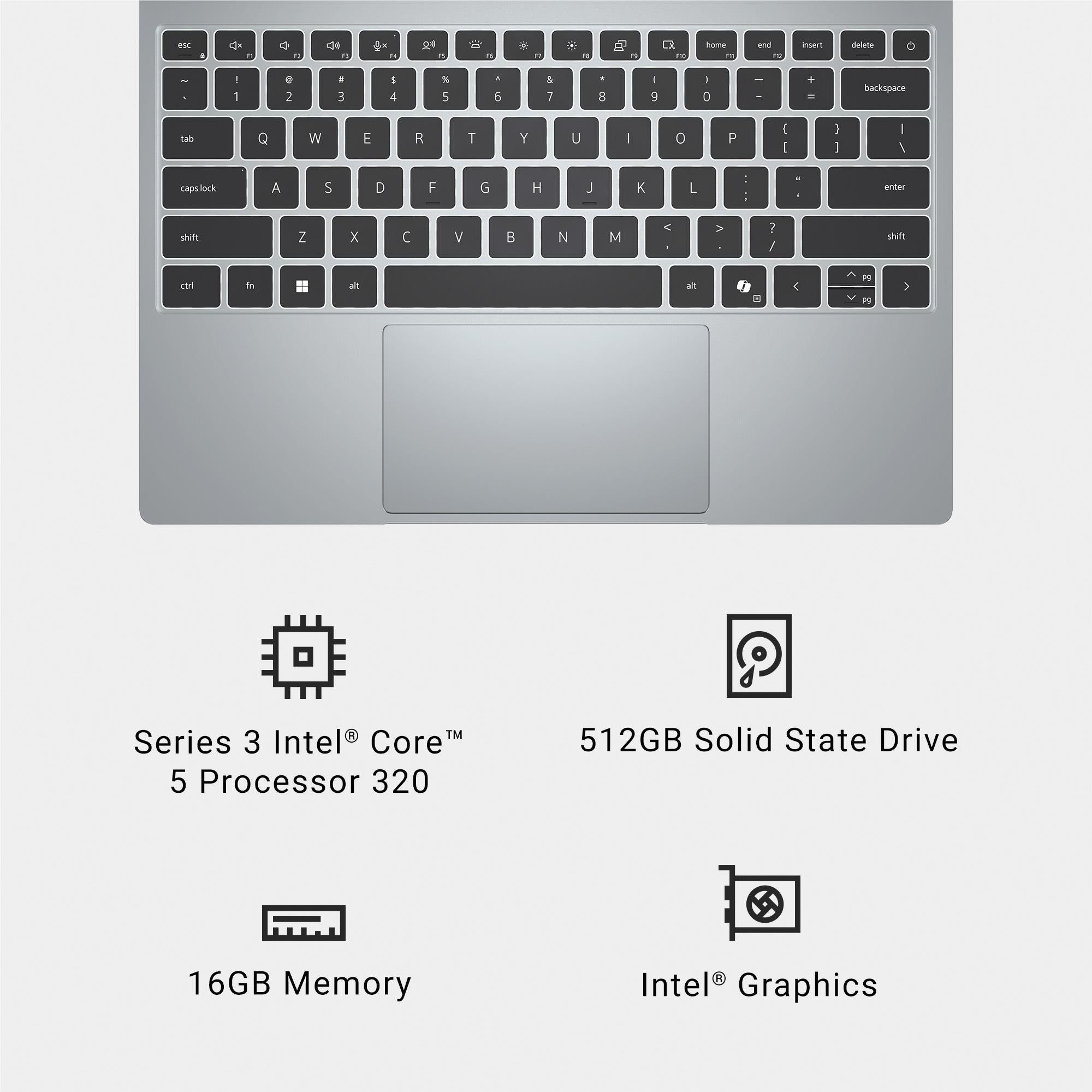 Dell XPS 13 13.4 inch 2.5K touch laptop with 16GB RAM in silver, image 10 - Business & Home Laptops at Tech Supply Shed NZ