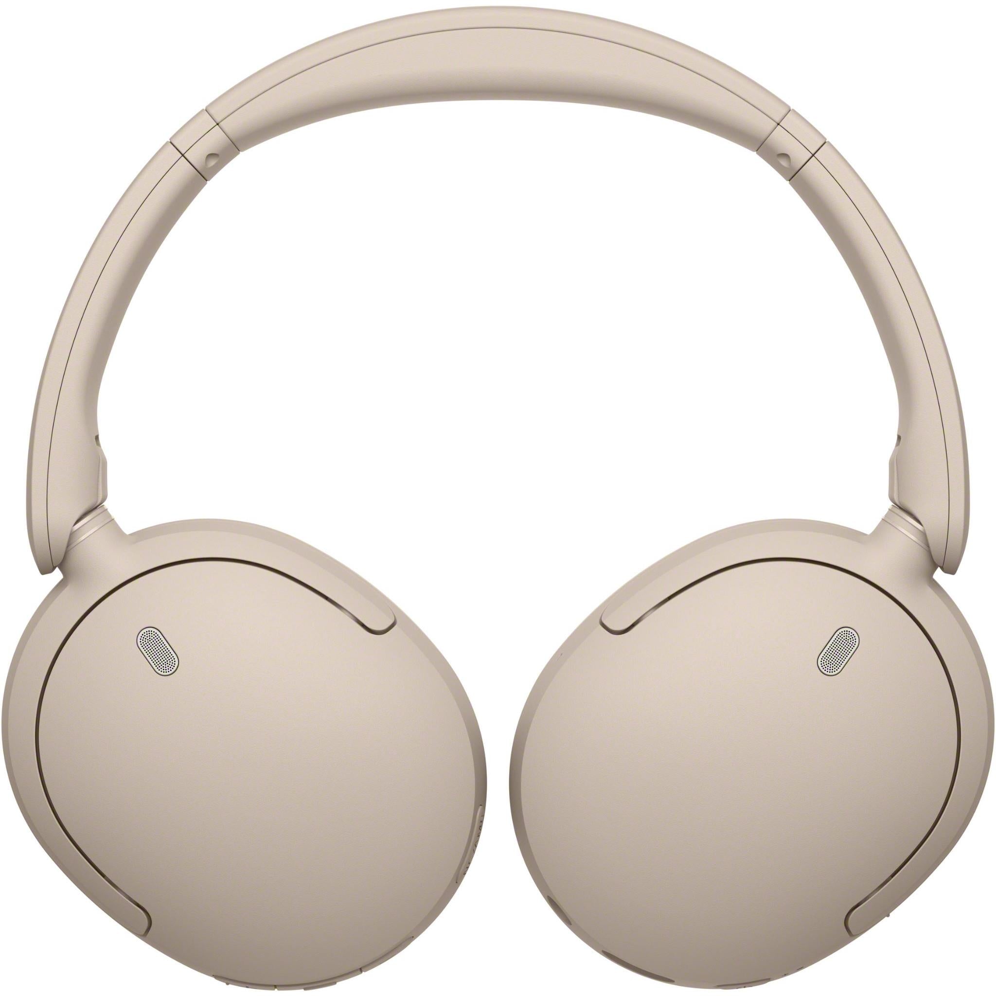 Sony WH-CH730N noise cancelling wireless over-ear headphones in Beige, image 3 - Over-Ear Headphones at Tech Supply Shed NZ