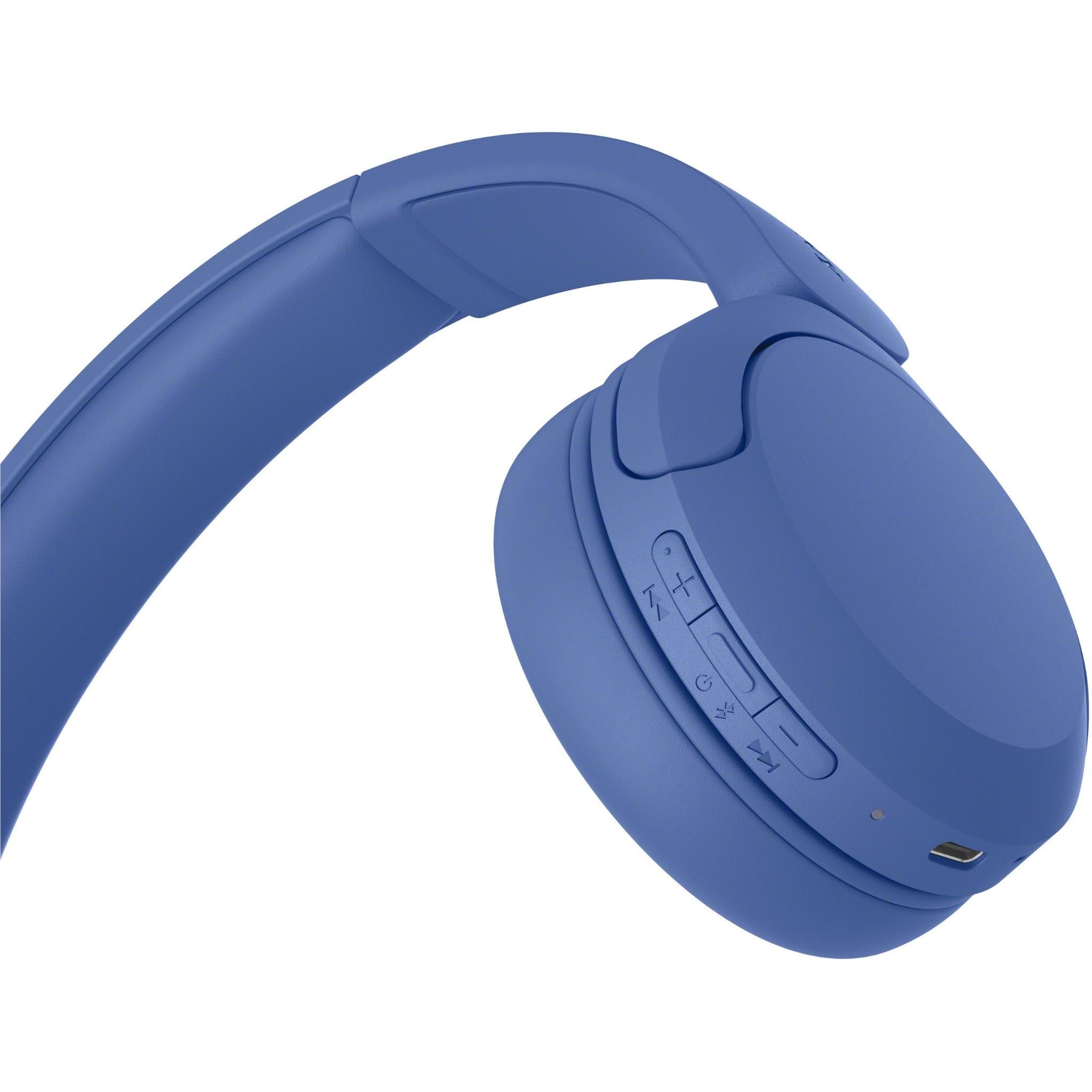 Sony WH-CH530 wireless on-ear headphones in Cobalt Blue, image 4 - On-Ear Headphones at Tech Supply Shed NZ
