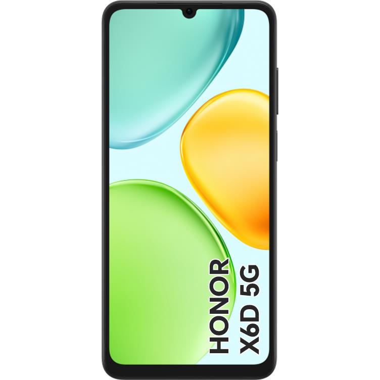 HONOR X6d 5G 128GB smartphone in Midnight Black, image 2 - Mobile Phones at Tech Supply Shed NZ