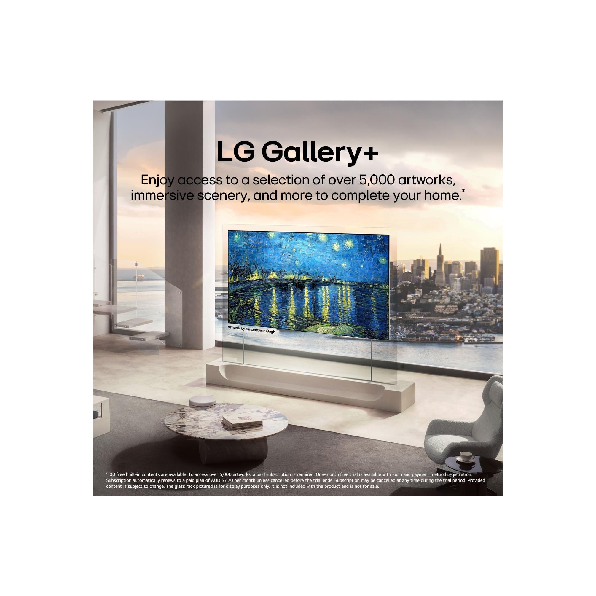 LG OLED evo W6 Wallpaper 83 inch 4K Smart TV, image 11 - Large TVs - 65" to 75" at Tech Supply Shed NZ