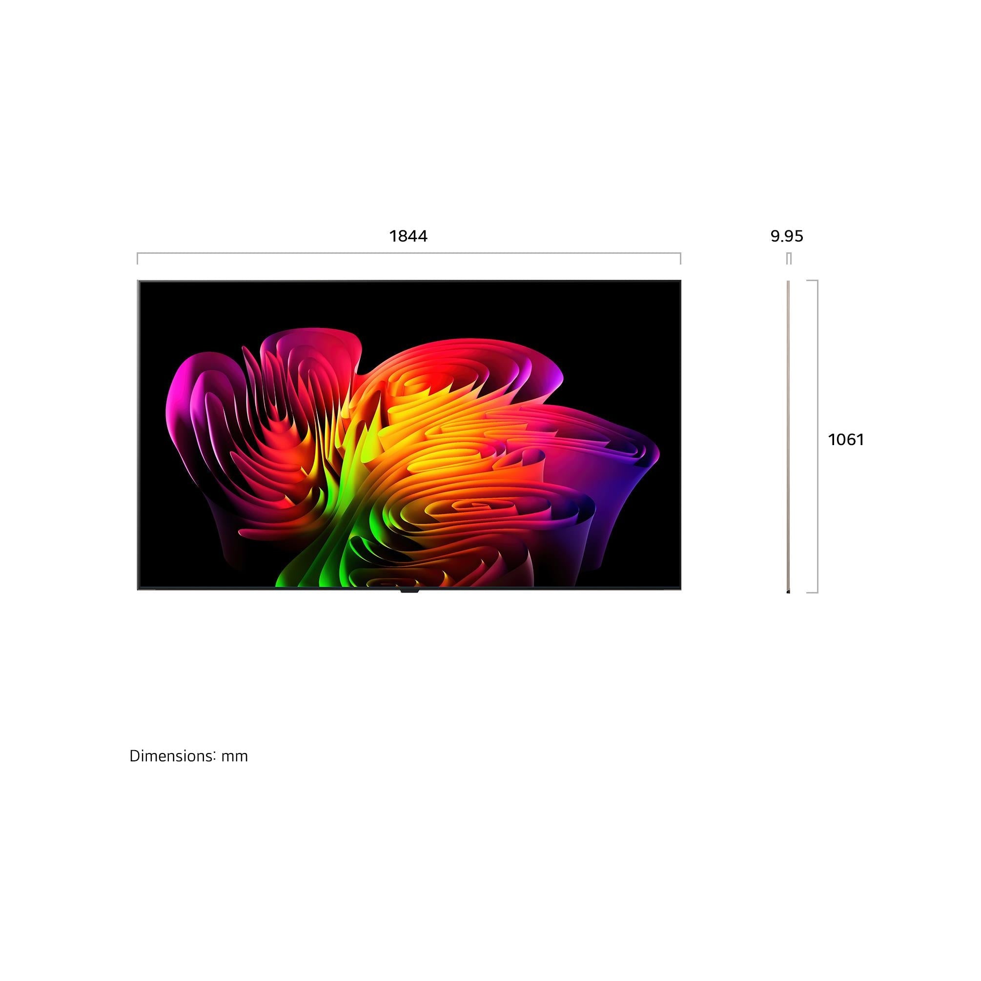 LG OLED evo W6 Wallpaper 83 inch 4K Smart TV, image 4 - Large TVs - 65" to 75" at Tech Supply Shed NZ