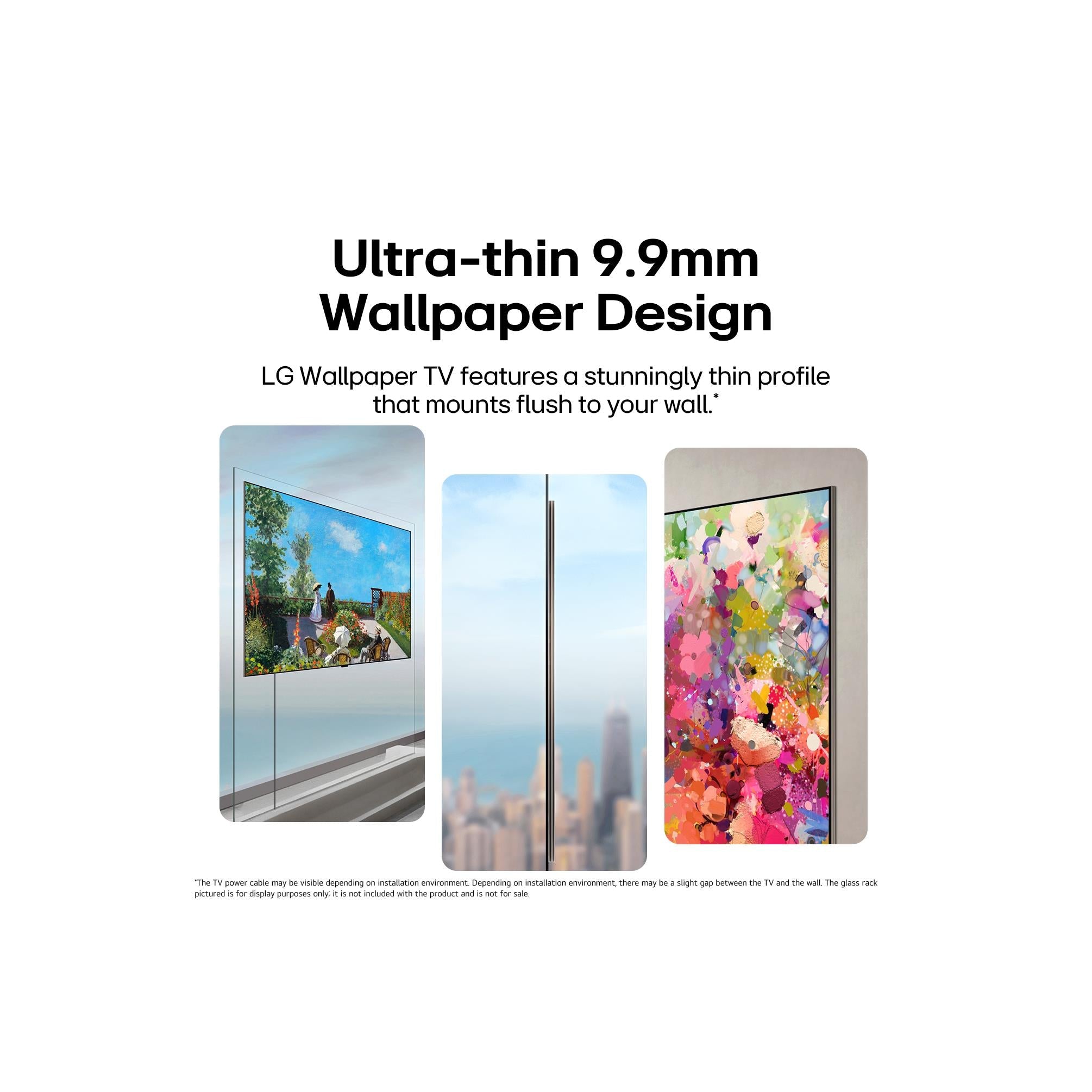LG OLED evo W6 Wallpaper 83 inch 4K Smart TV, image 6 - Large TVs - 65" to 75" at Tech Supply Shed NZ