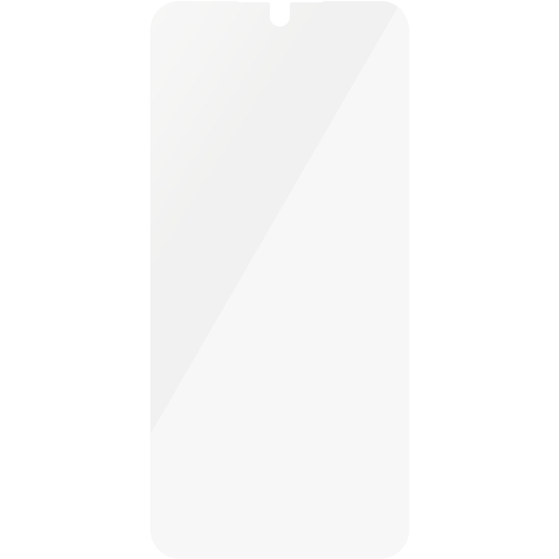 Clear ultra-wide glass screen protector sheet with rounded edges