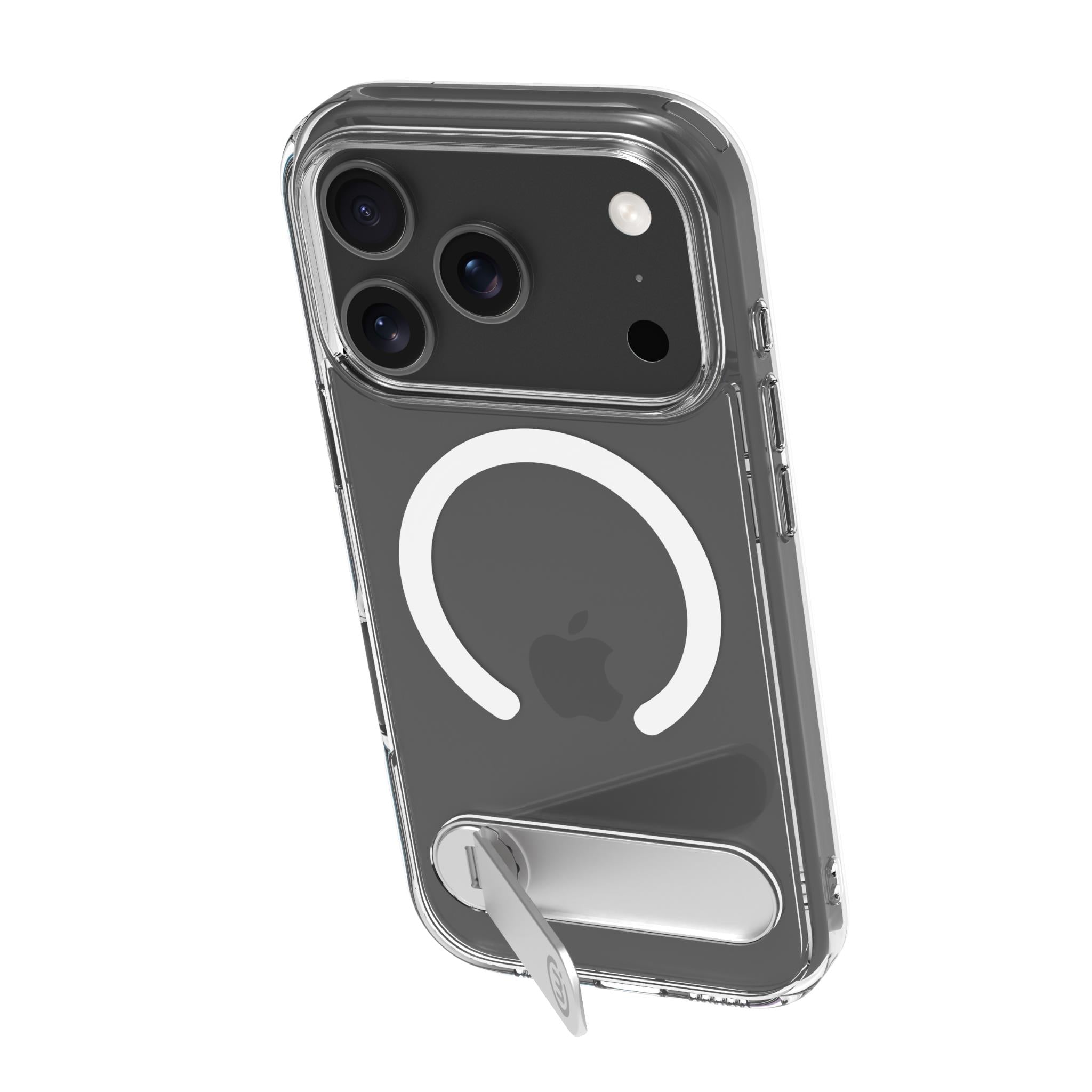 3sixT NeoStand+ clear MagSafe kickstand case for iPhone 18 Pro, image 3 - Phone Cases & Covers at Tech Supply Shed NZ