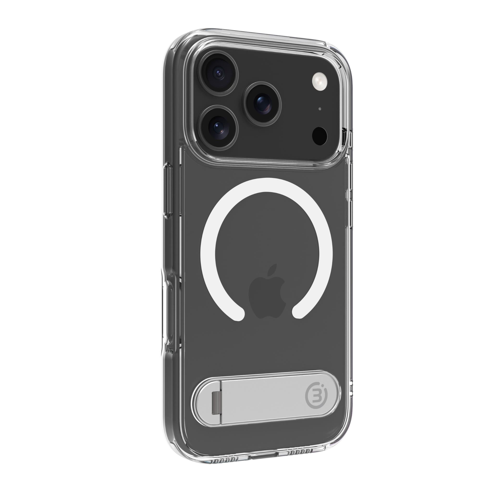 3sixT NeoStand+ clear MagSafe kickstand case for iPhone 18 Pro, image 5 - Phone Cases & Covers at Tech Supply Shed NZ
