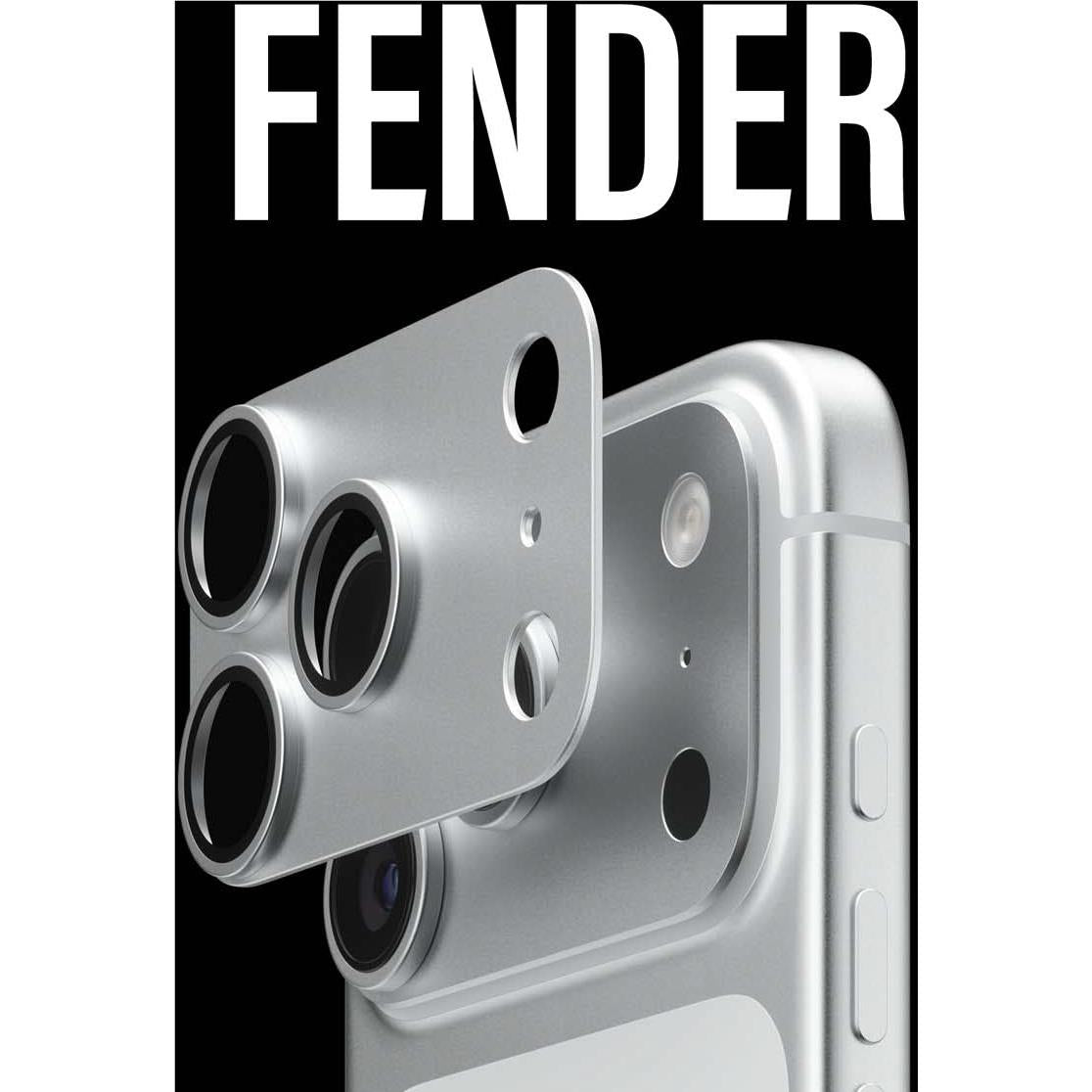 PanzerGlass Fender camera protector for iPhone 18 Pro in Silver, image 8 - Phone Accessories at Tech Supply Shed NZ