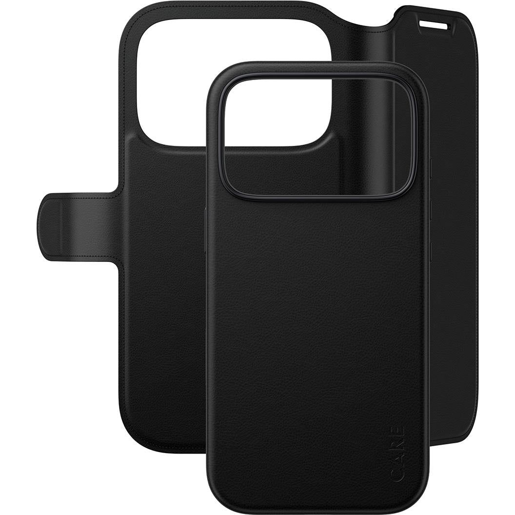 CARE by PanzerGlass Tango black 2-in-1 wallet case for iPhone 18 Pro, image 2 - Phone Cases & Covers at Tech Supply Shed NZ