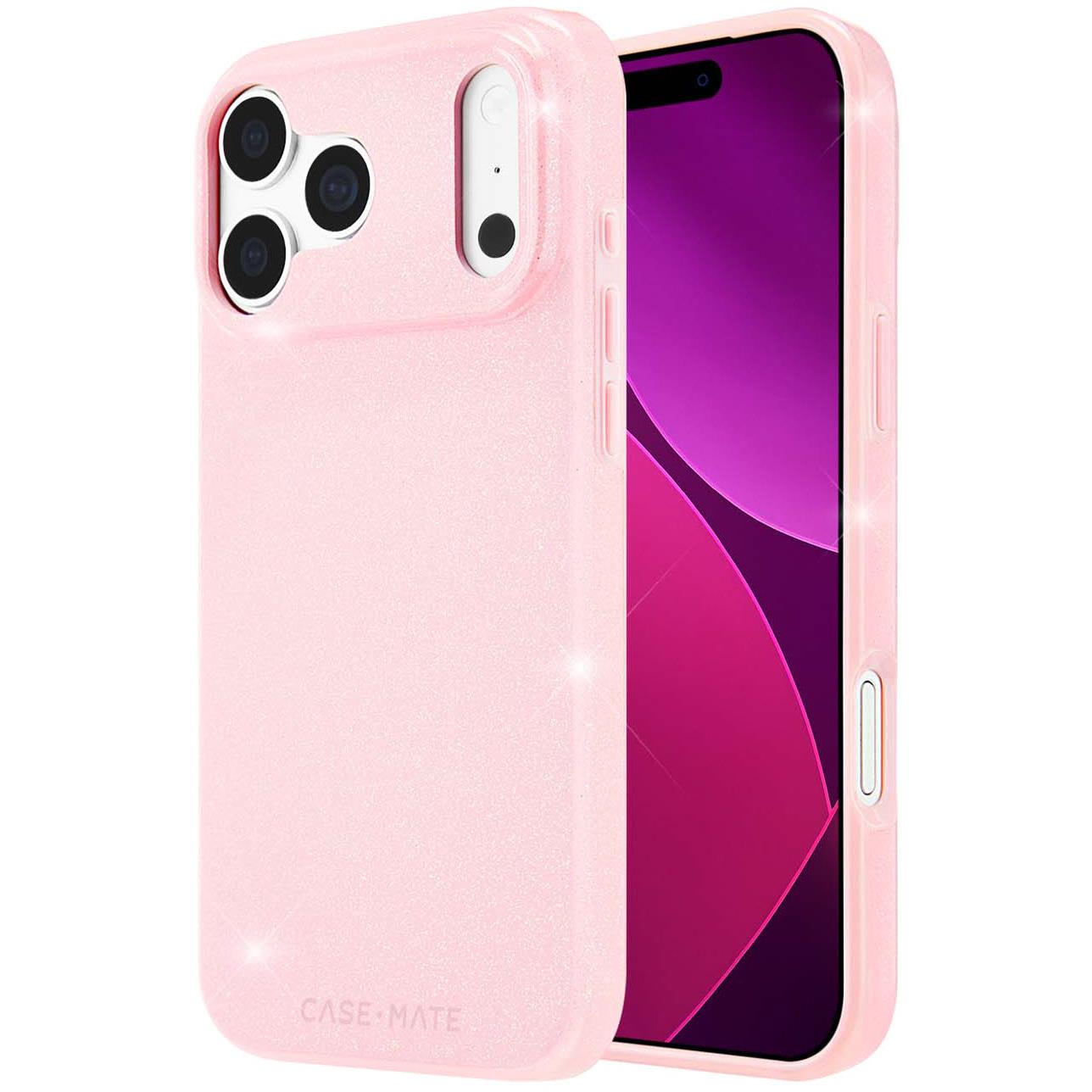 Case-Mate Twinkle MagSafe case for iPhone 18 Pro in ballet pink glitter, image 5 - Phone Cases & Covers at Tech Supply Shed NZ