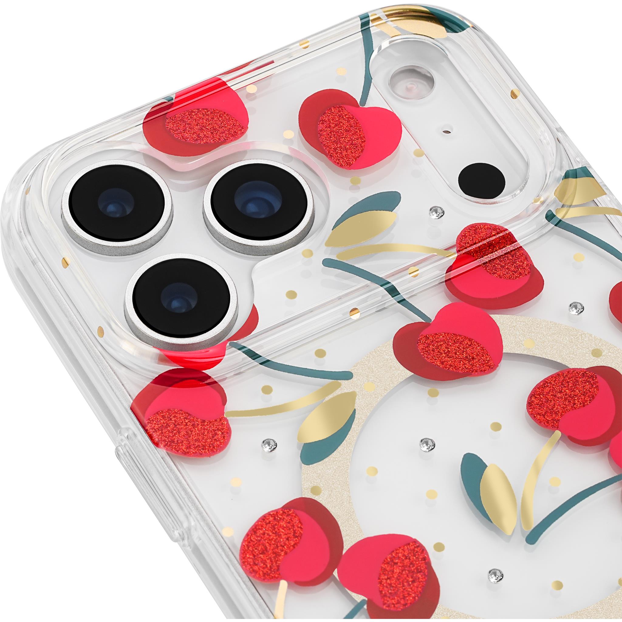 Kate Spade New York Cherry Dot MagSafe case for iPhone 18 Pro Max, red, image 3 - Phone Cases & Covers at Tech Supply Shed NZ