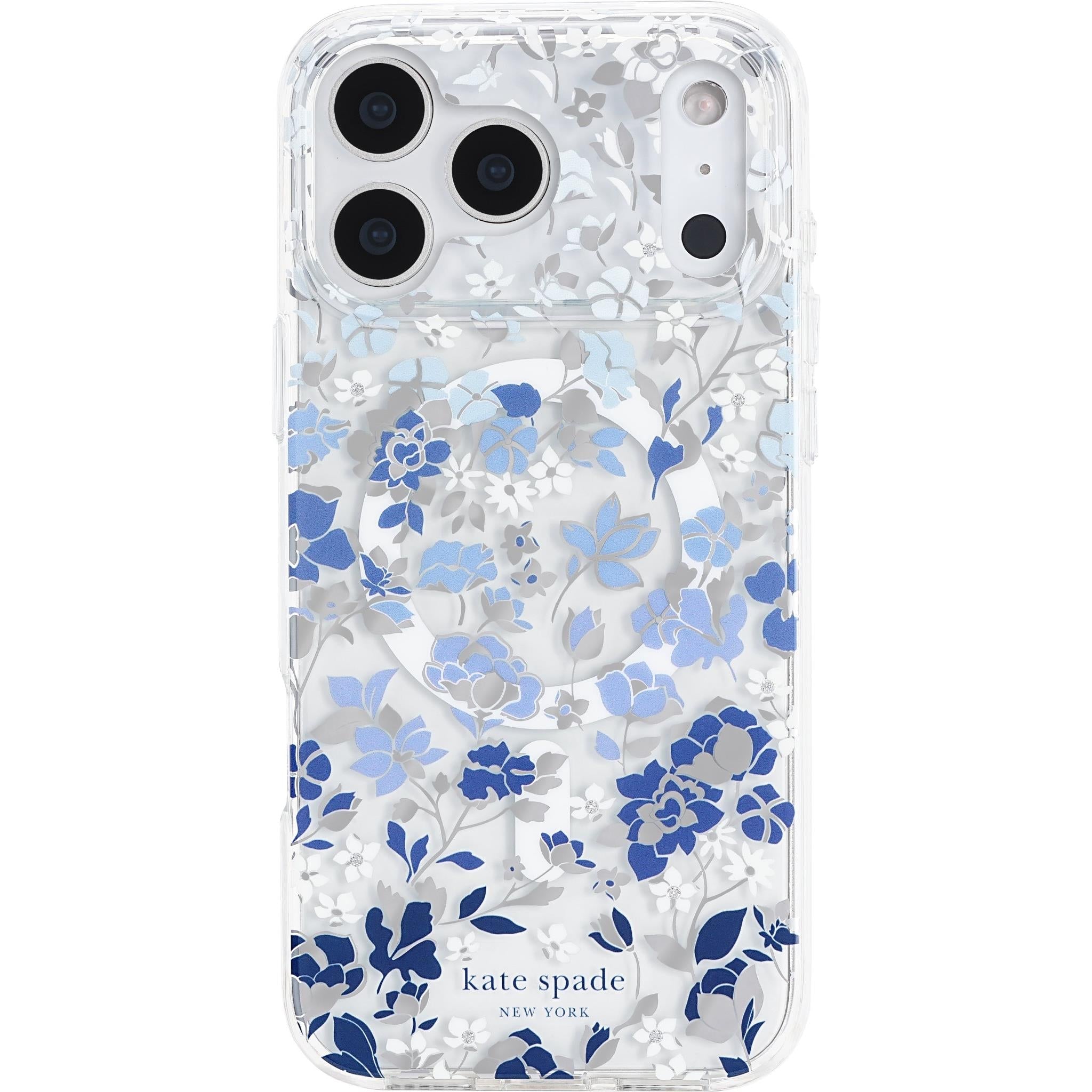 Kate Spade New York Flowerbed Blue MagSafe case for iPhone 18 Pro Max - Phone Cases & Covers at Tech Supply Shed NZ