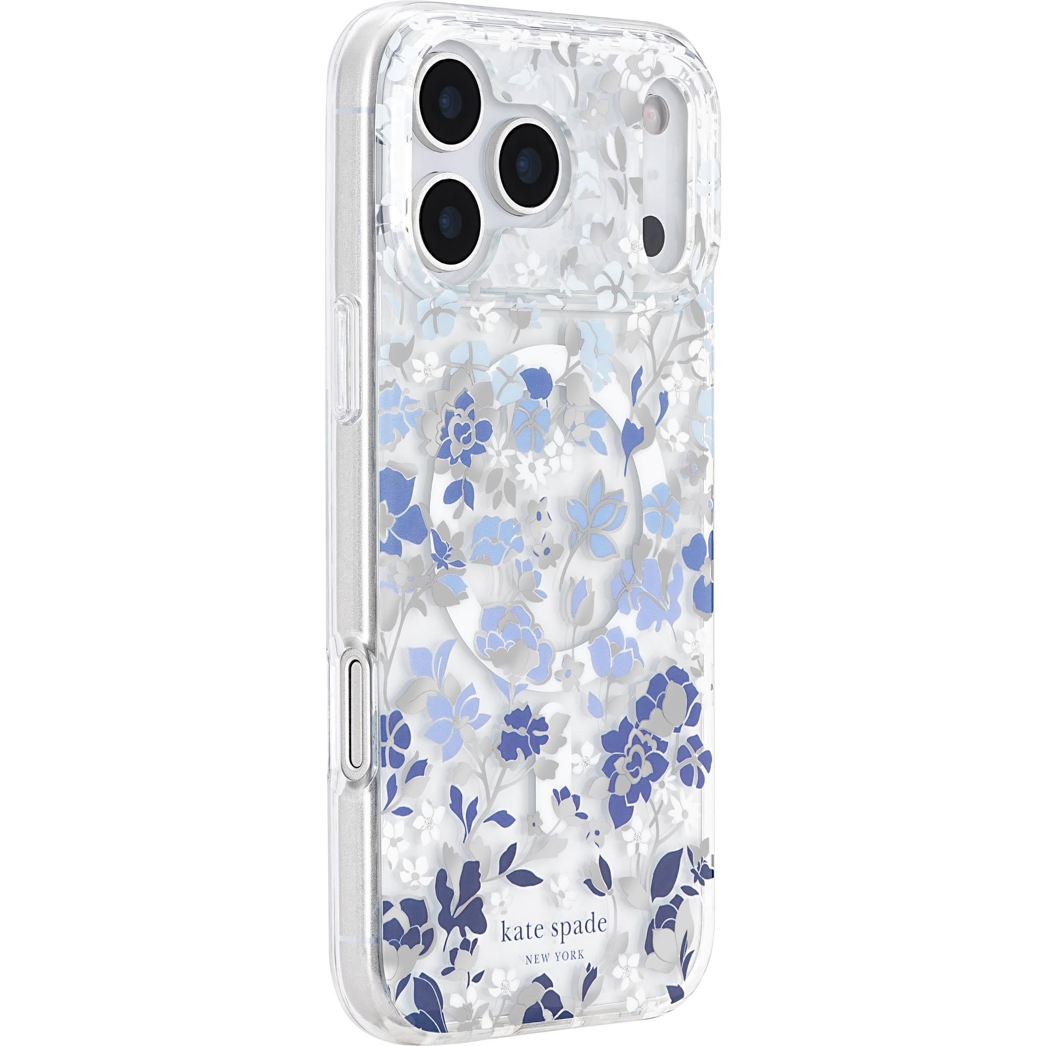 Kate Spade New York Flowerbed Blue MagSafe case for iPhone 18 Pro Max, image 2 - Phone Cases & Covers at Tech Supply Shed NZ