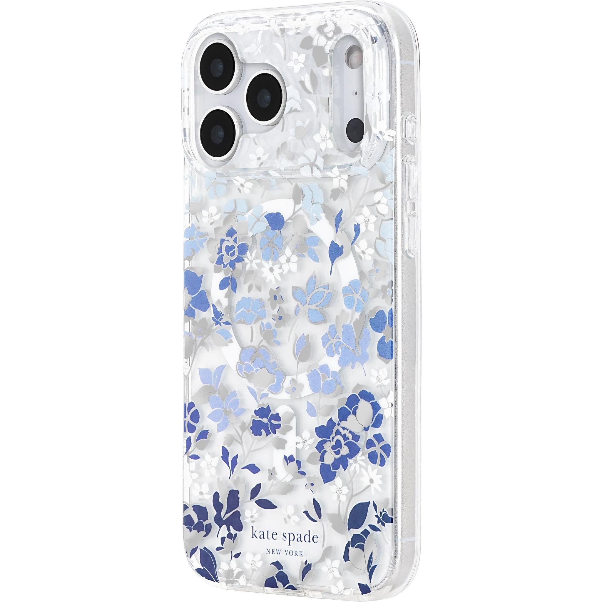 Kate Spade New York Flowerbed Blue MagSafe case for iPhone 18 Pro Max, image 3 - Phone Cases & Covers at Tech Supply Shed NZ