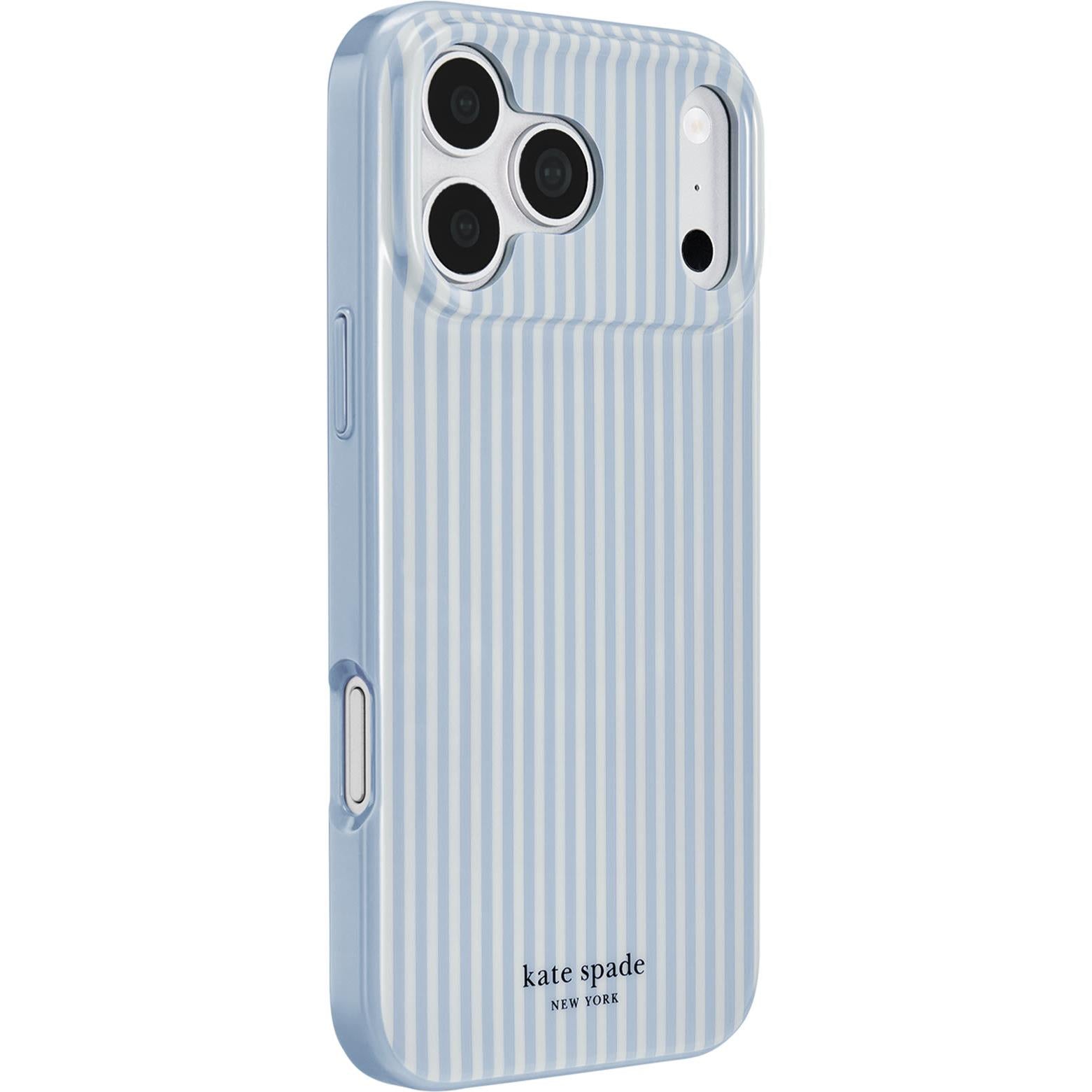 Kate Spade New York Diamond Blue Stripe MagSafe case for iPhone 18 Pro Max, image 2 - Phone Cases & Covers at Tech Supply Shed NZ
